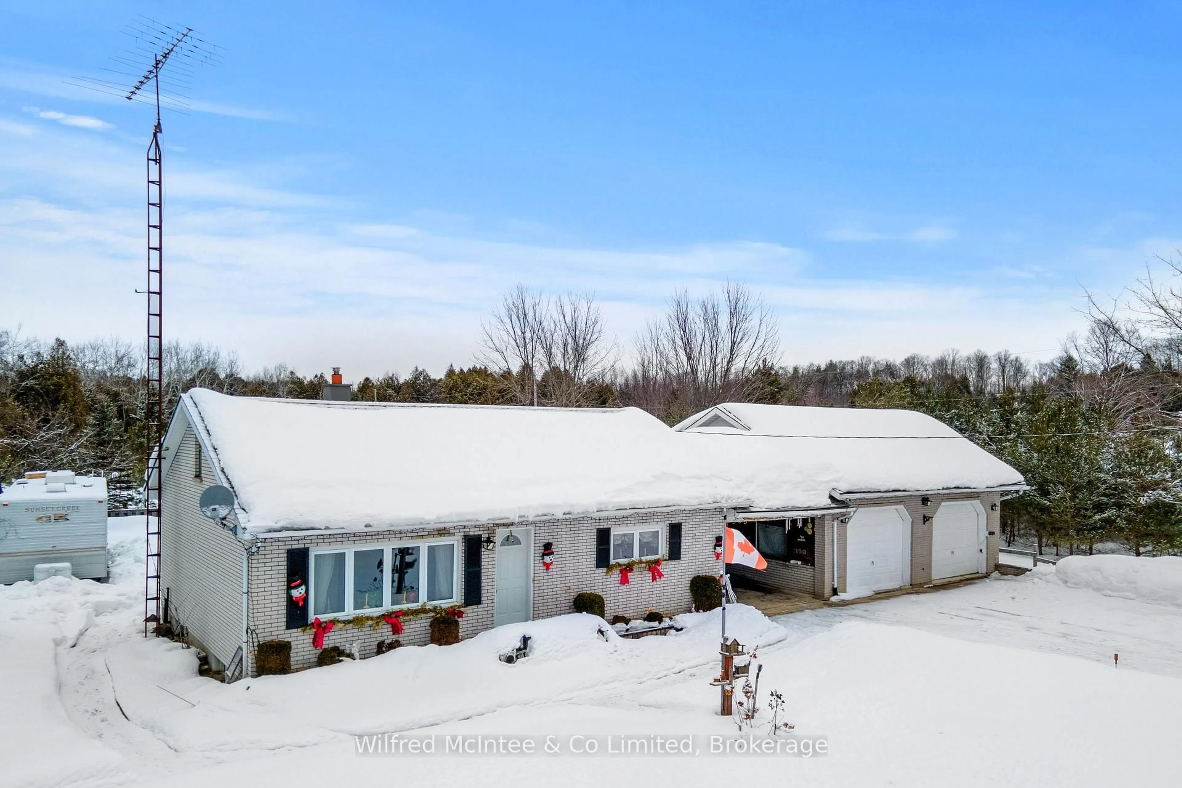 A pic from outside/outdoor area/front of a property/back of a property/a pic from drone, unknown for 403343 Grey Road 4, West Grey Ontario N0C 1K0