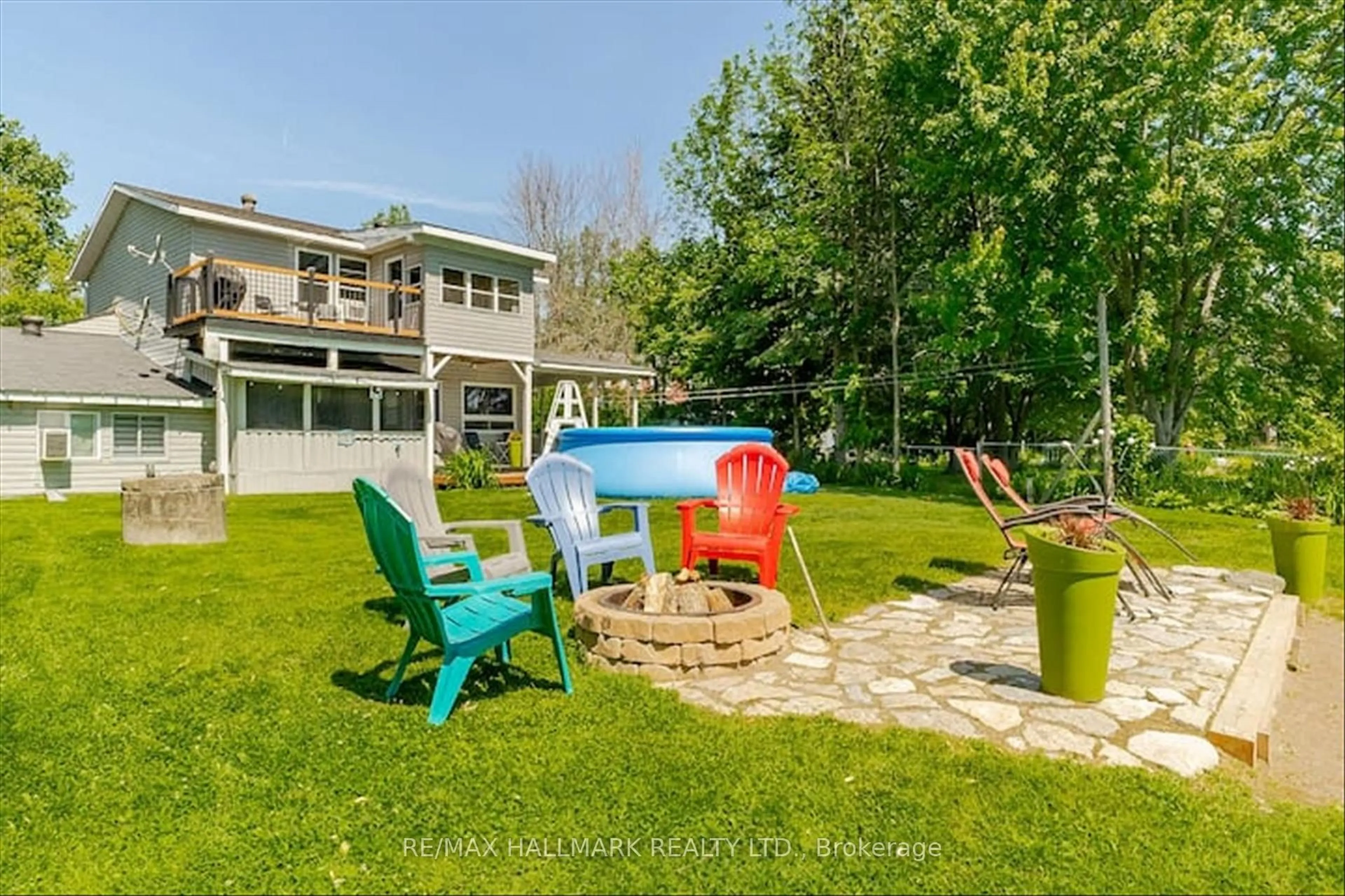 Patio, water/lake/river/ocean view for 165 Trentside Lane, Hastings Ontario K0K 2C0