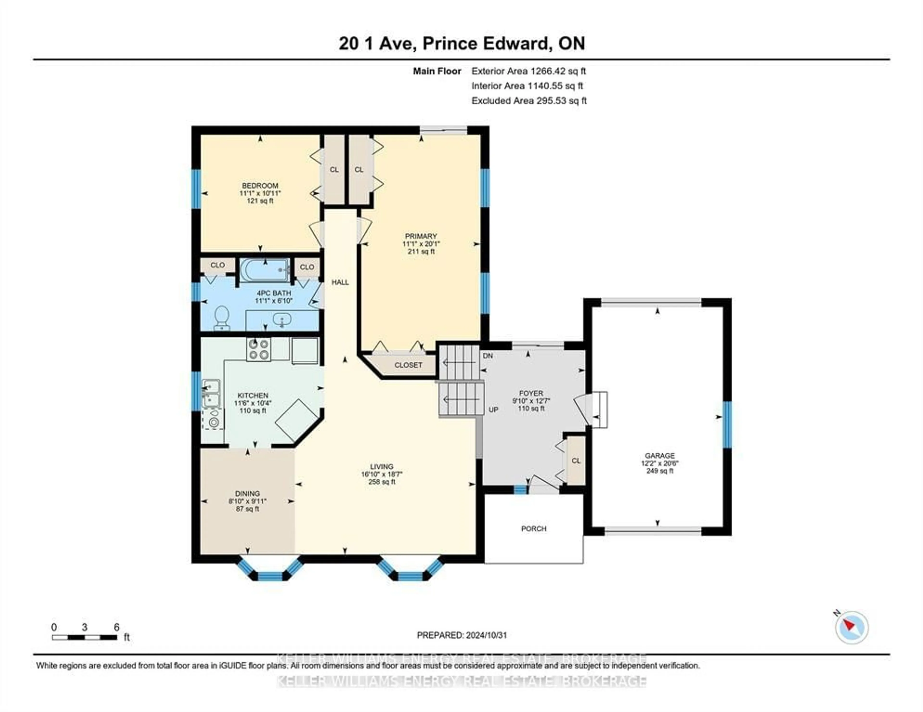 Floor plan for 20 First Ave, Prince Edward County Ontario K0K 3L0