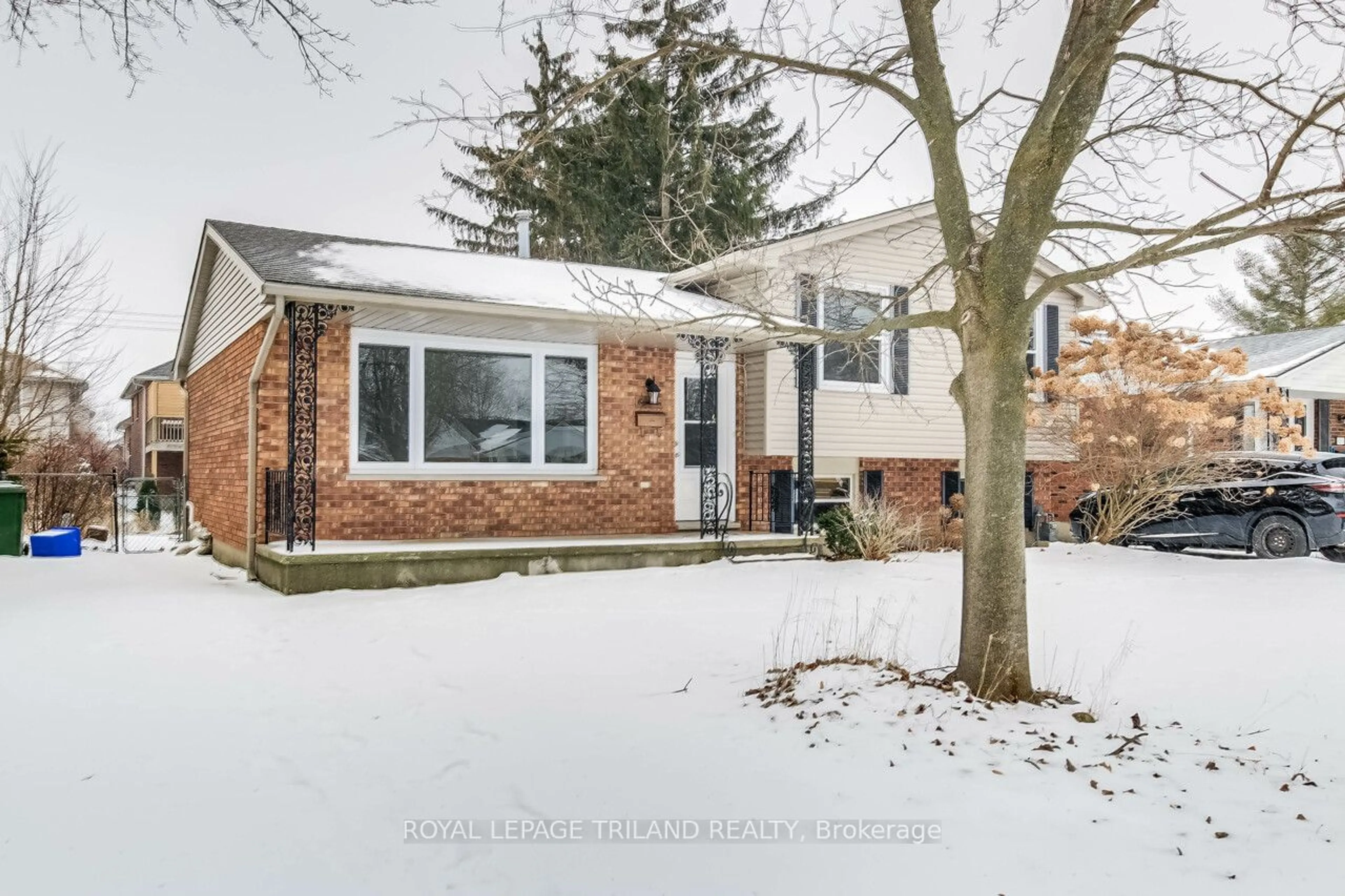 Home with brick exterior material, street for 18 Leger Ave, St. Thomas Ontario N5R 5M3