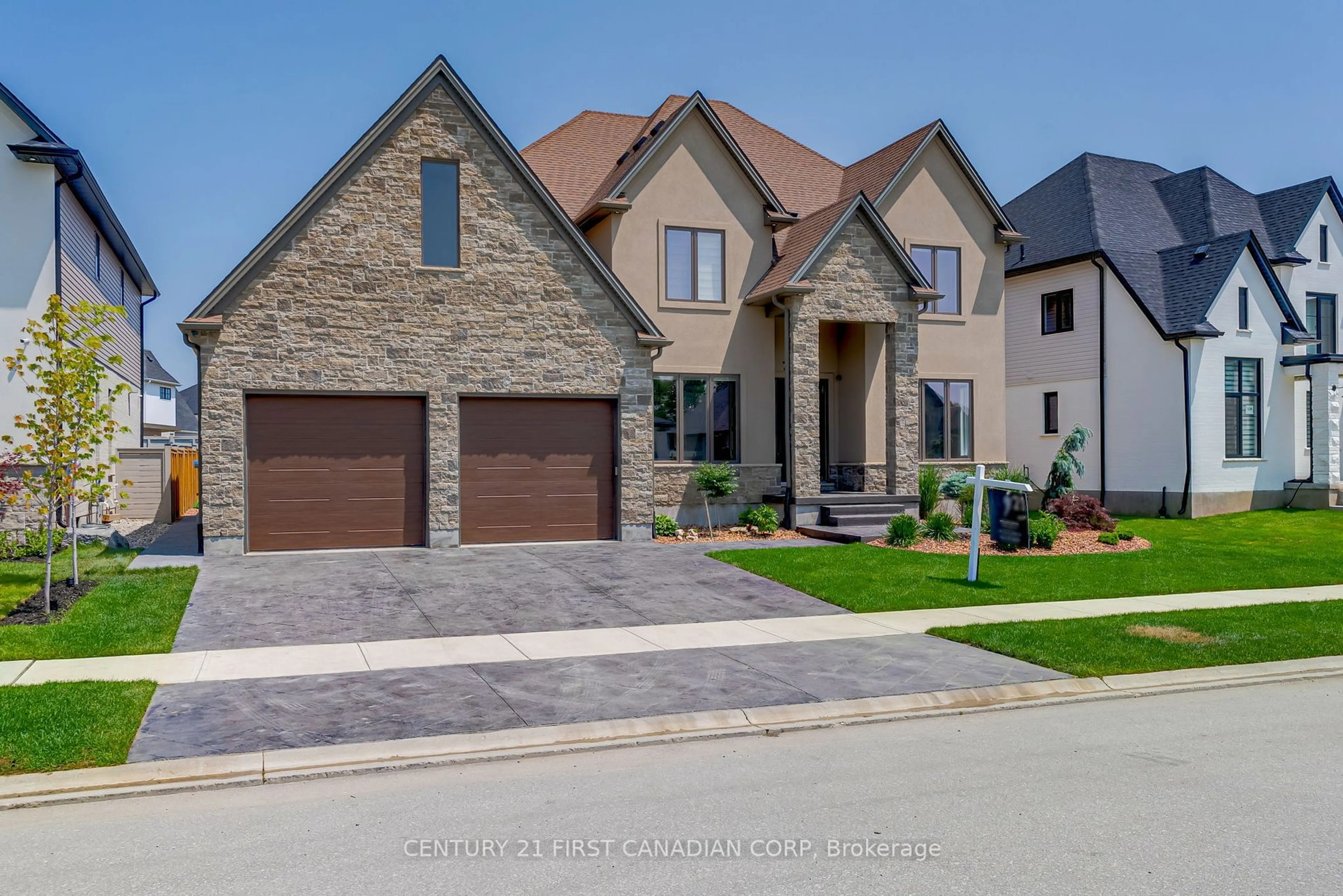 Home with brick exterior material, street for 7442 SILVER CREEK Cres, London Ontario N6P 0G6