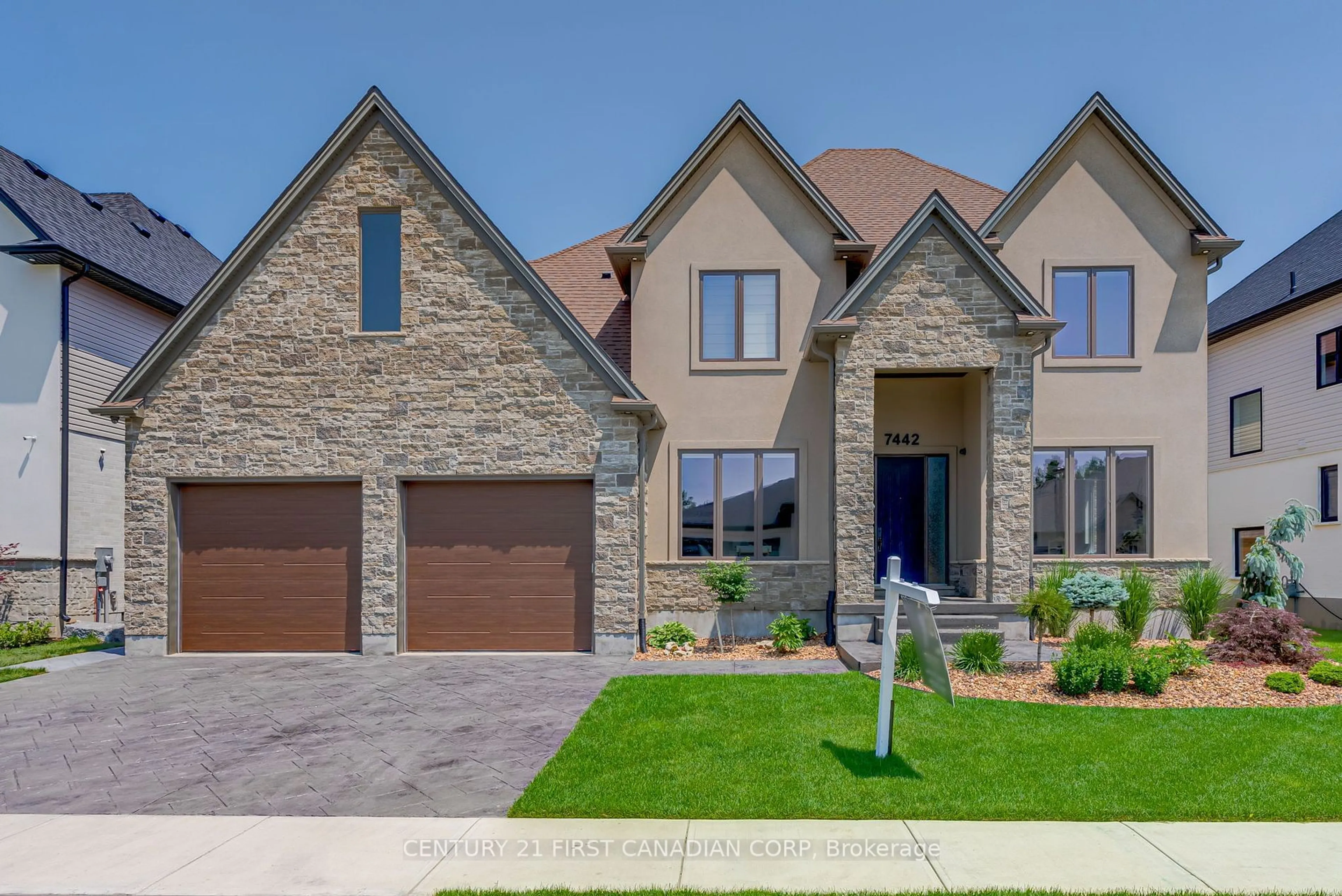 Home with brick exterior material, street for 7442 SILVER CREEK Cres, London Ontario N6P 0G6