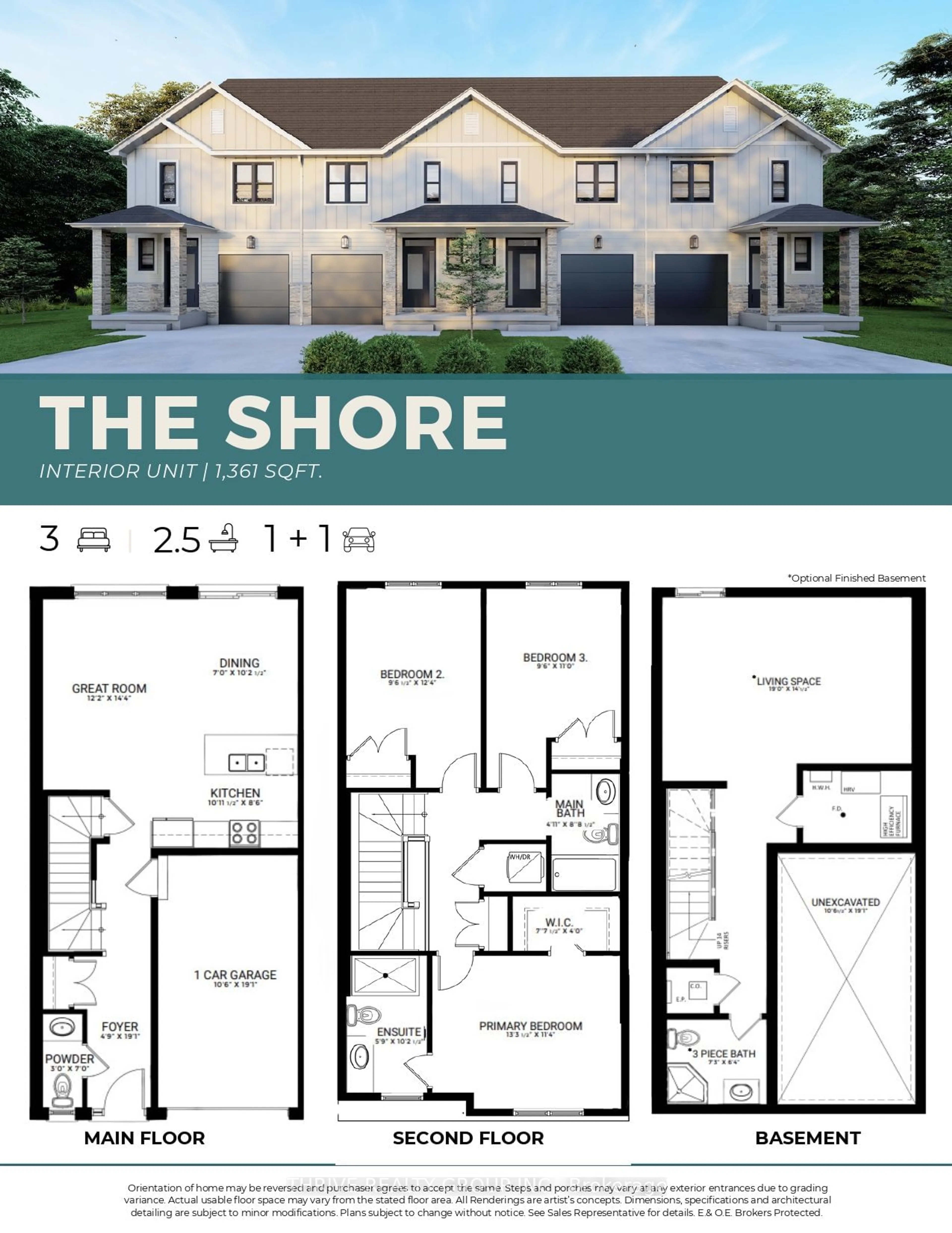 Floor plan for 279 HILL St #10, Central Elgin Ontario N5Y 1J8