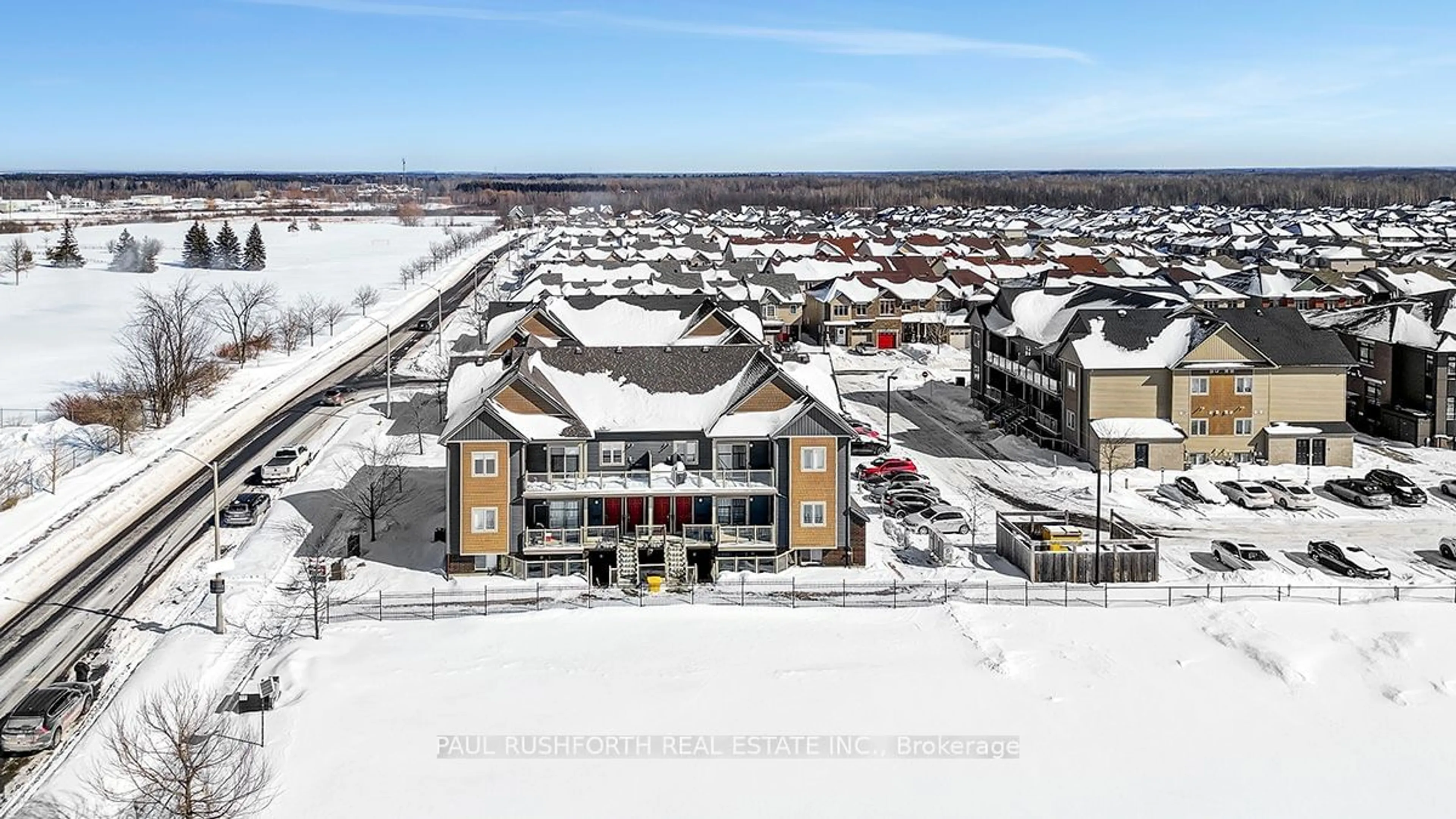 A pic from outside/outdoor area/front of a property/back of a property/a pic from drone, unknown for 277 Big Sky #7, Leitrim Ontario K1T 0M8