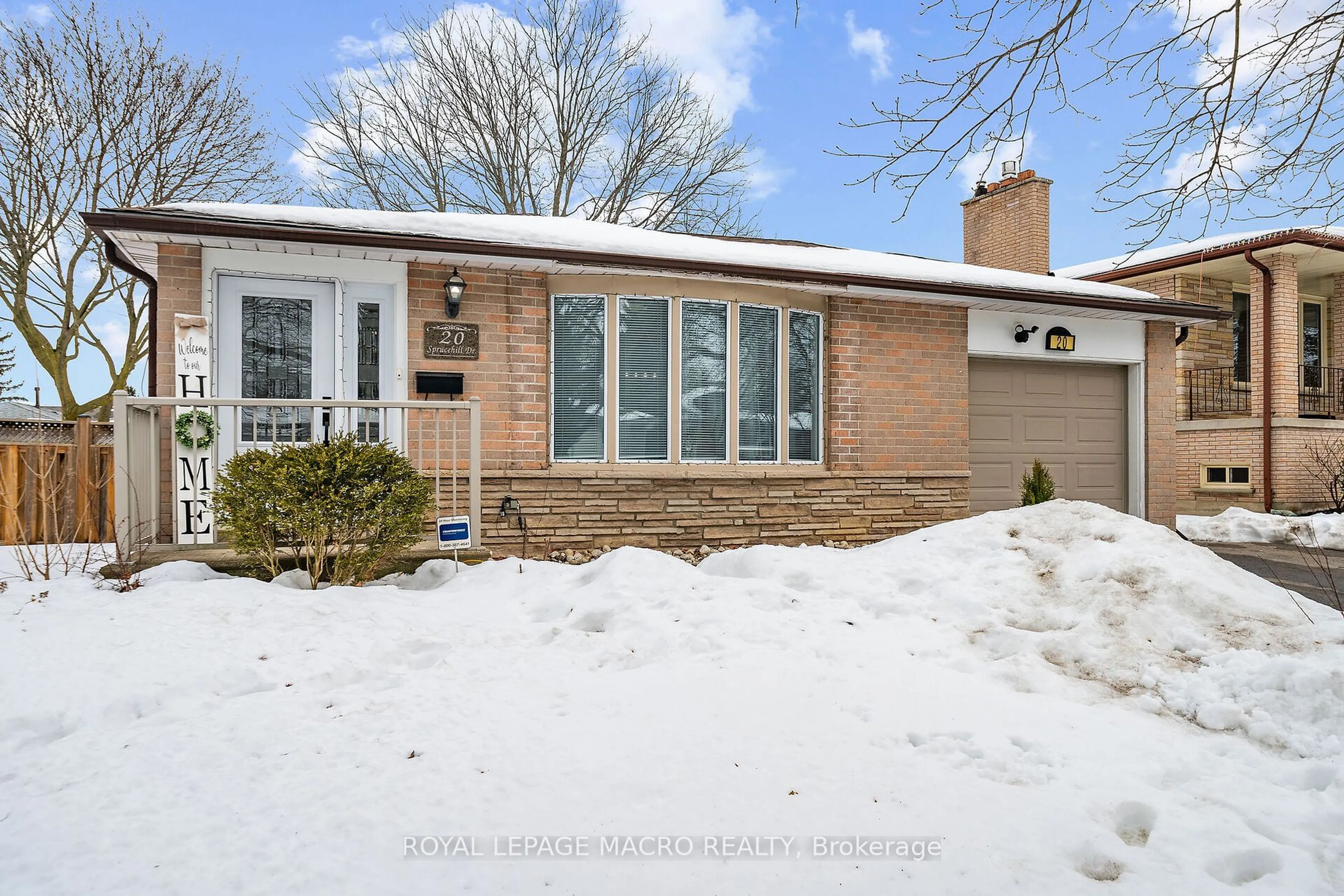 Home with brick exterior material, street for 20 Sprucehill Dr, Brant Ontario N3R 3R6