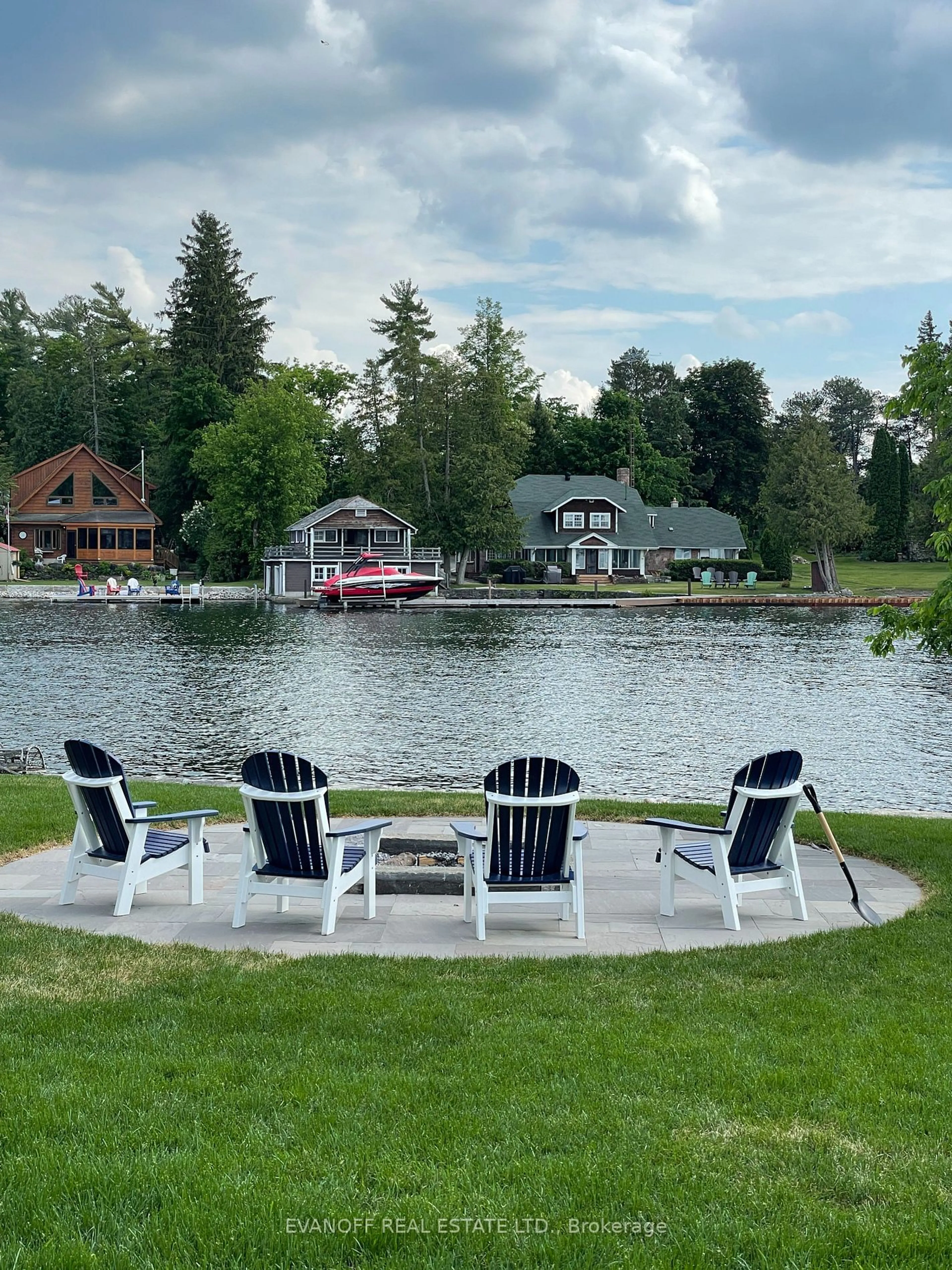 Patio, water/lake/river/ocean view for 2 Coldstream Rd, Kawartha Lakes Ontario K0M 1N0