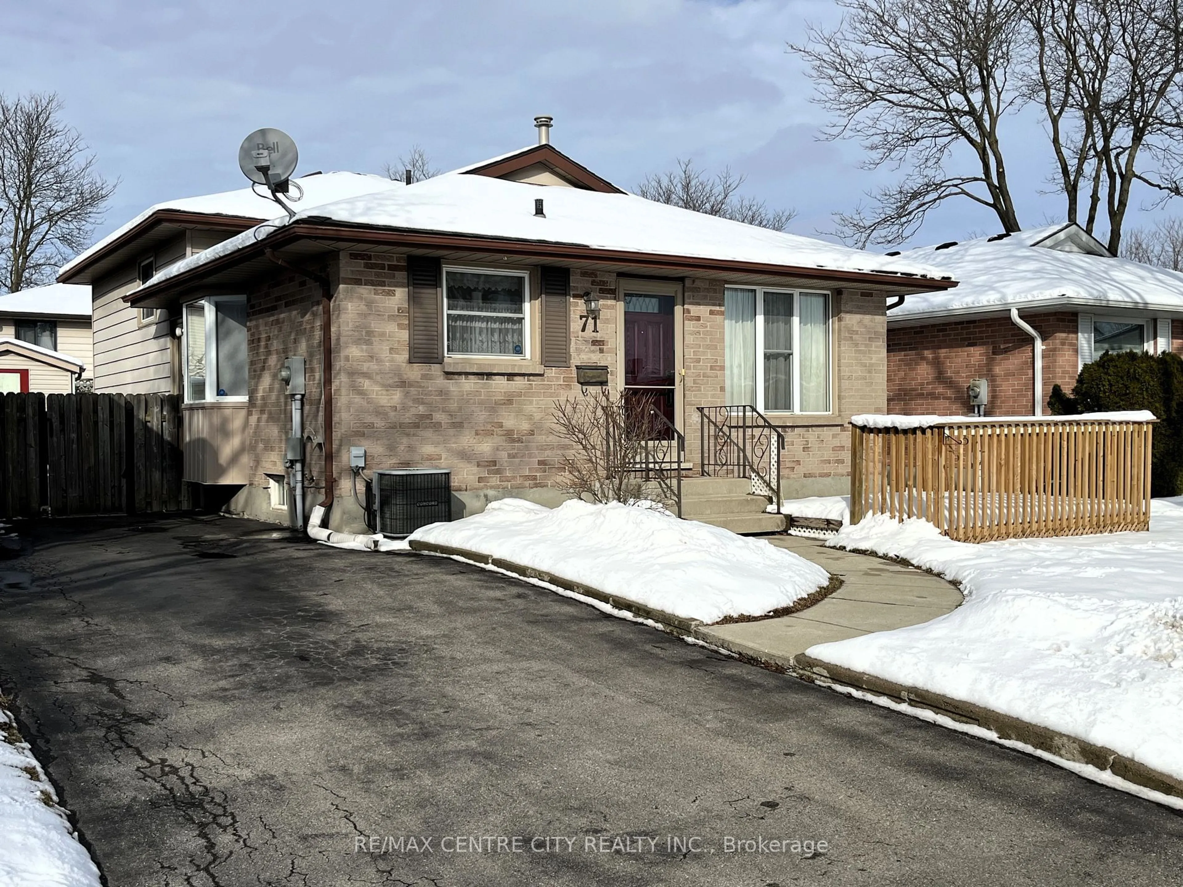 Home with brick exterior material, street for 71 Speight Cres, London Ontario N5V 3W6