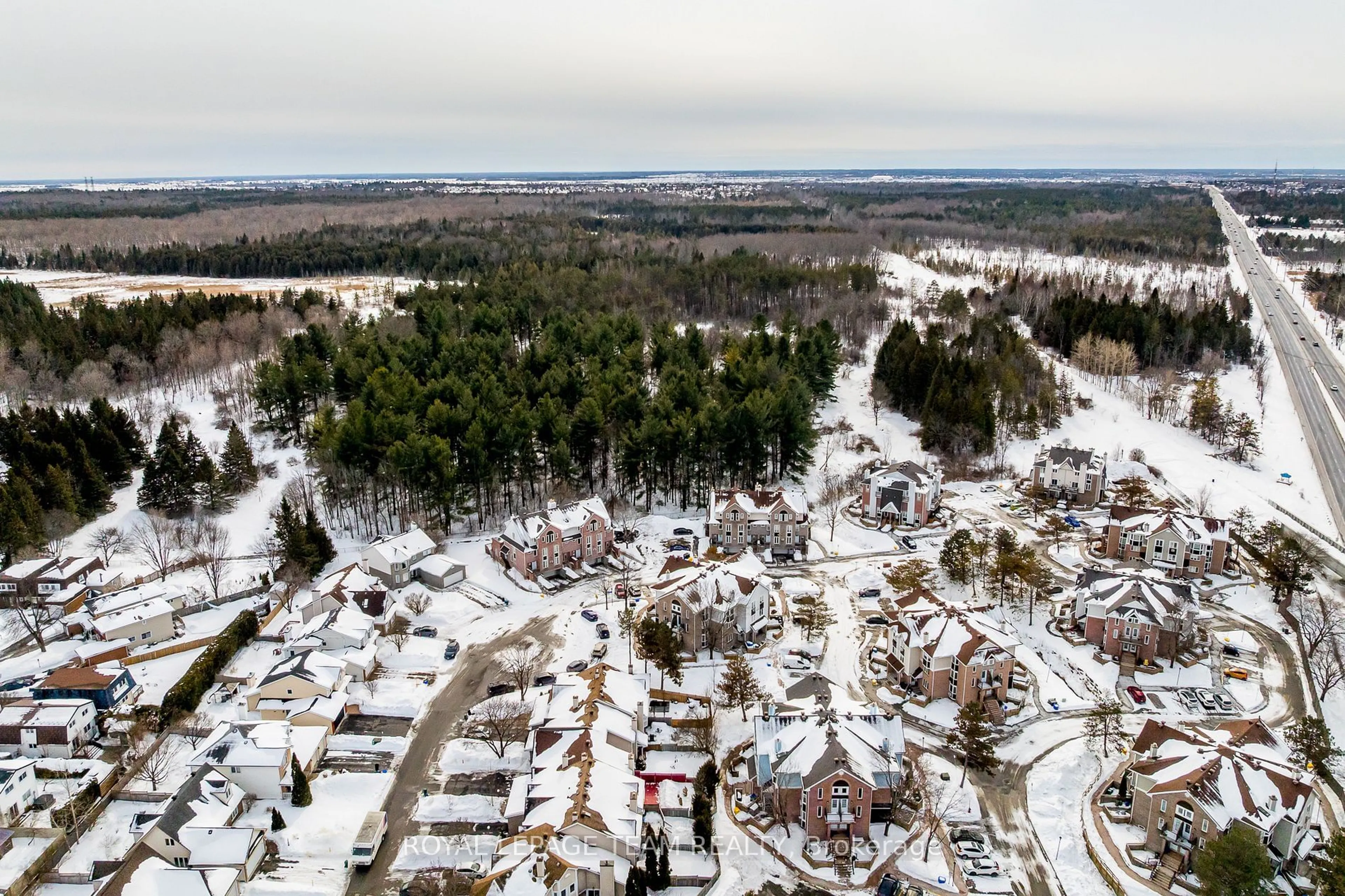 A pic from outside/outdoor area/front of a property/back of a property/a pic from drone, forest/trees view for 1 Timberview Way #3, Bells Corners and South to Fallowfield Ontario K2H 9M7