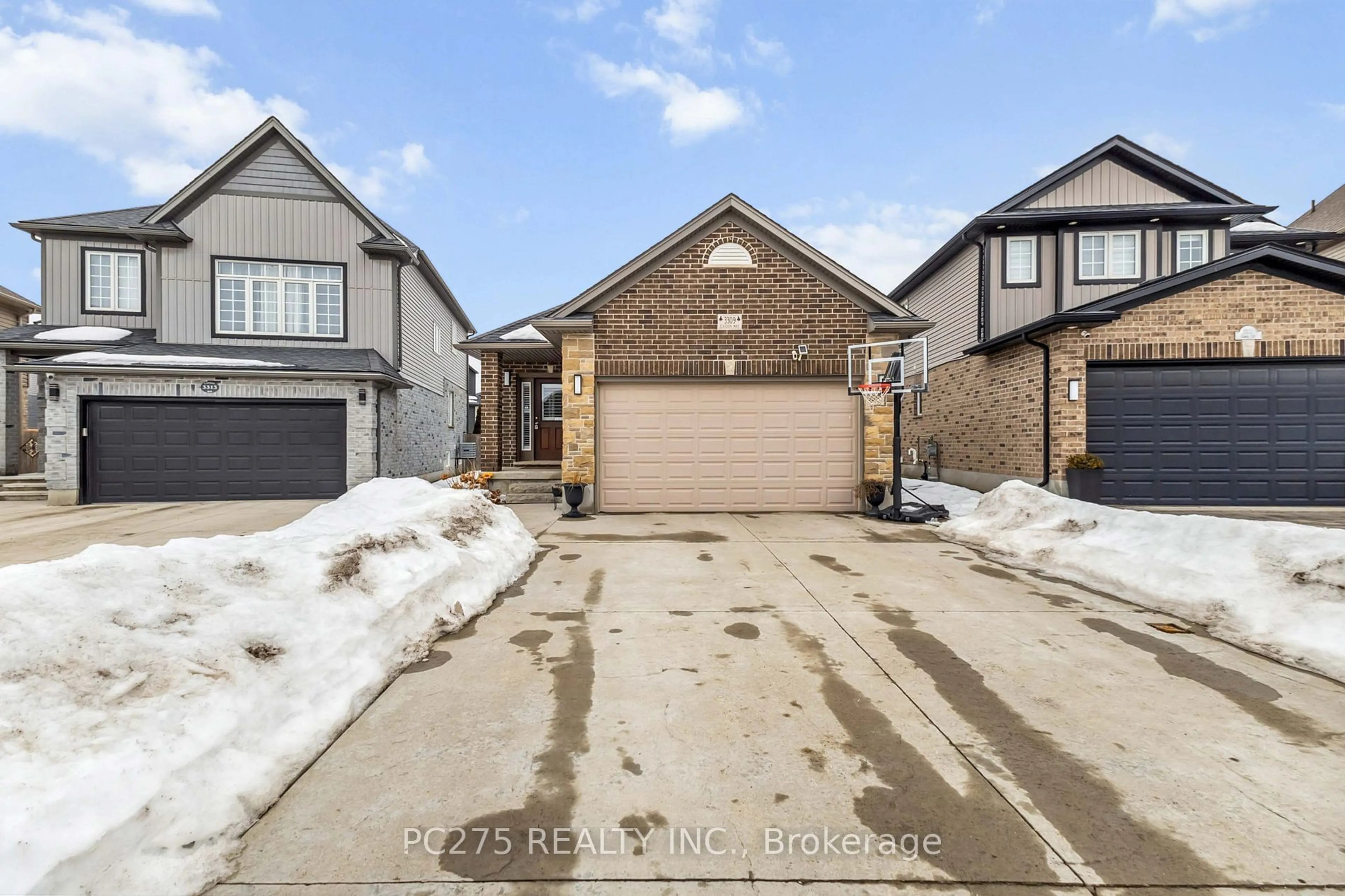 Home with brick exterior material, street for 3309 Casson Way, London Ontario N6L 0B9