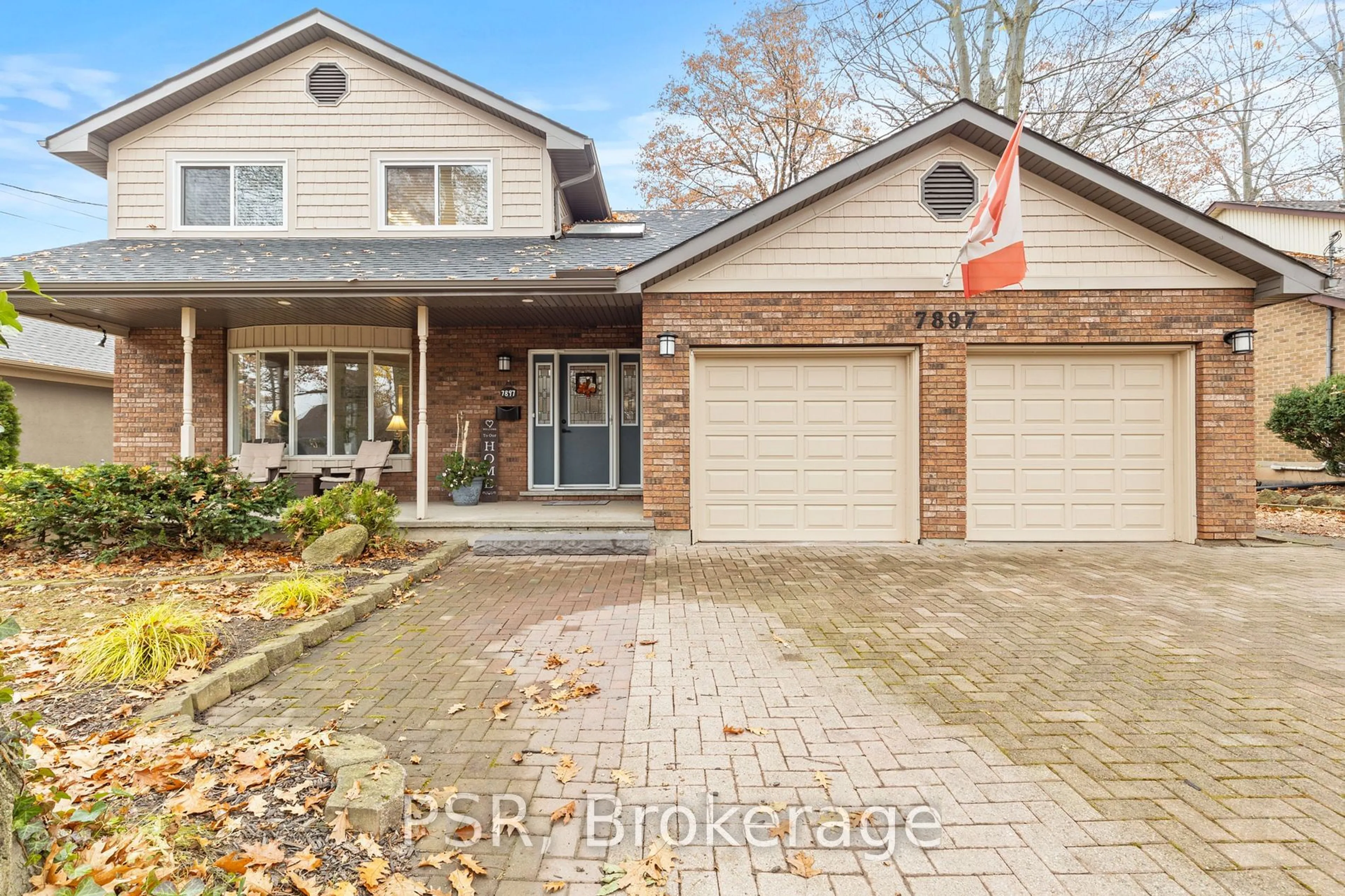 Home with brick exterior material, street for 7897 Beaverdams Rd, Niagara Falls Ontario L2H 1R6