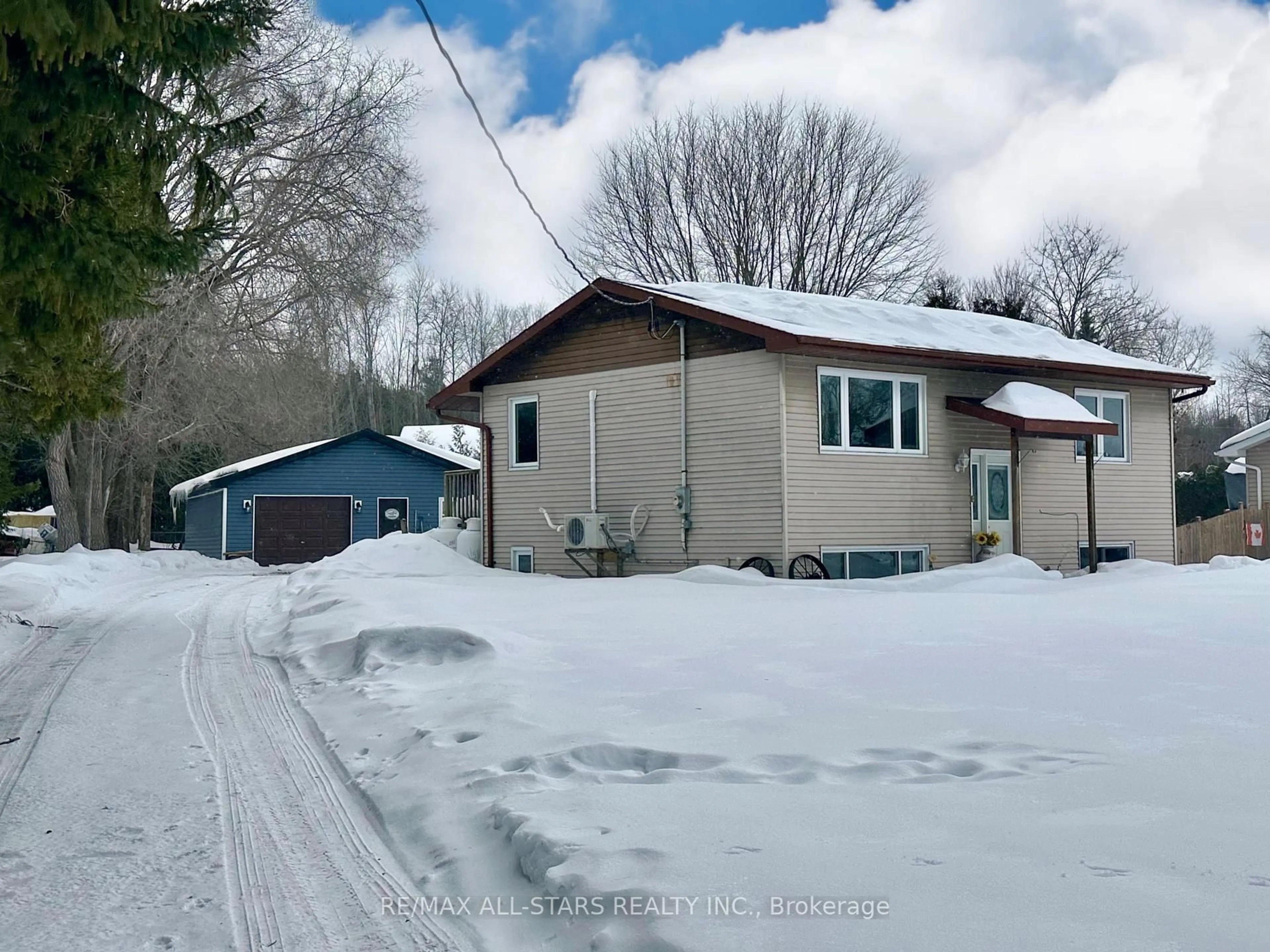 A pic from outside/outdoor area/front of a property/back of a property/a pic from drone, street for 25 Maple Grove Rd, Kawartha Lakes Ontario K9V 4R6