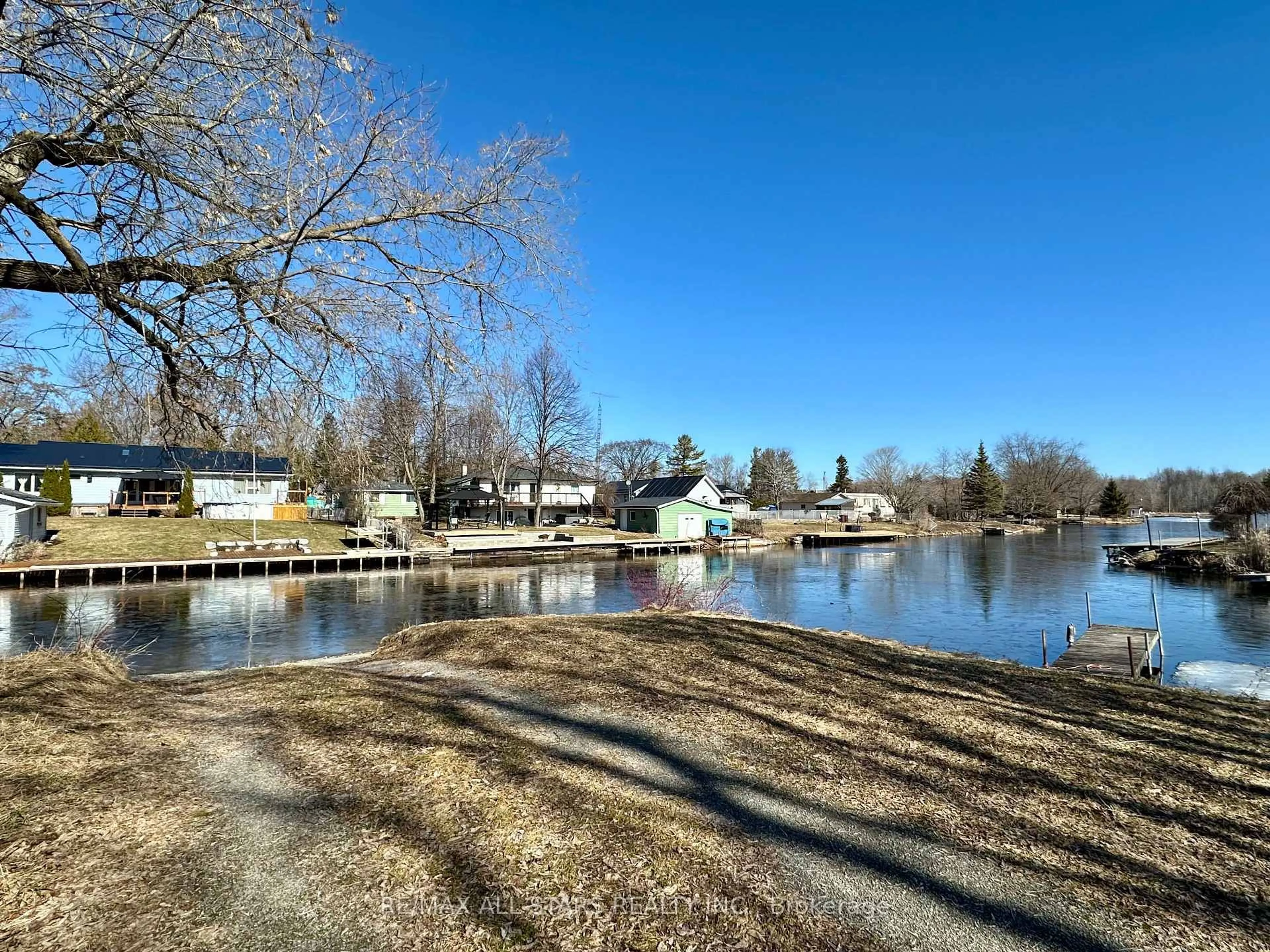 A pic from outside/outdoor area/front of a property/back of a property/a pic from drone, water/lake/river/ocean view for 25 Maple Grove Rd, Kawartha Lakes Ontario K9V 4R6