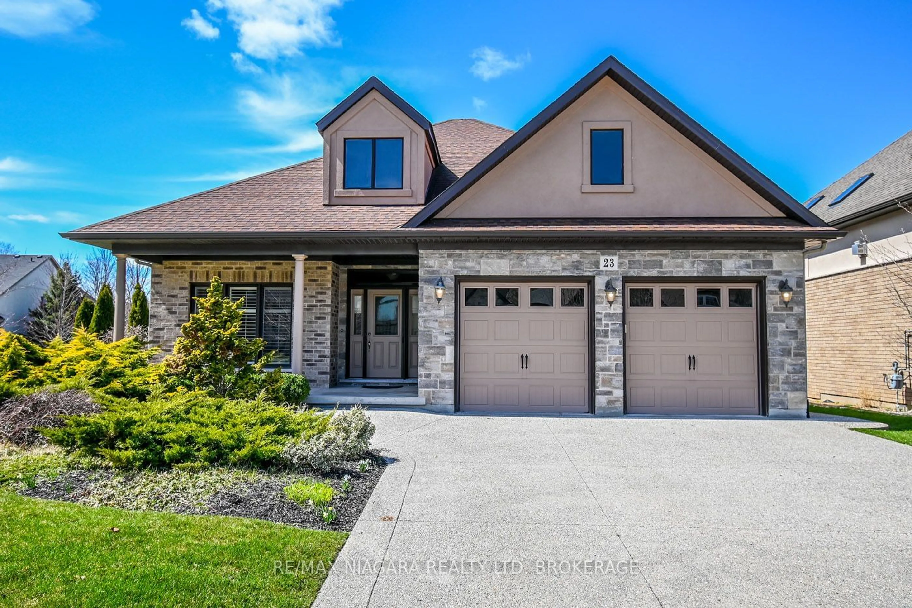 Home with brick exterior material, street for 23 GORING Way, Niagara-on-the-Lake Ontario L0S 1J1