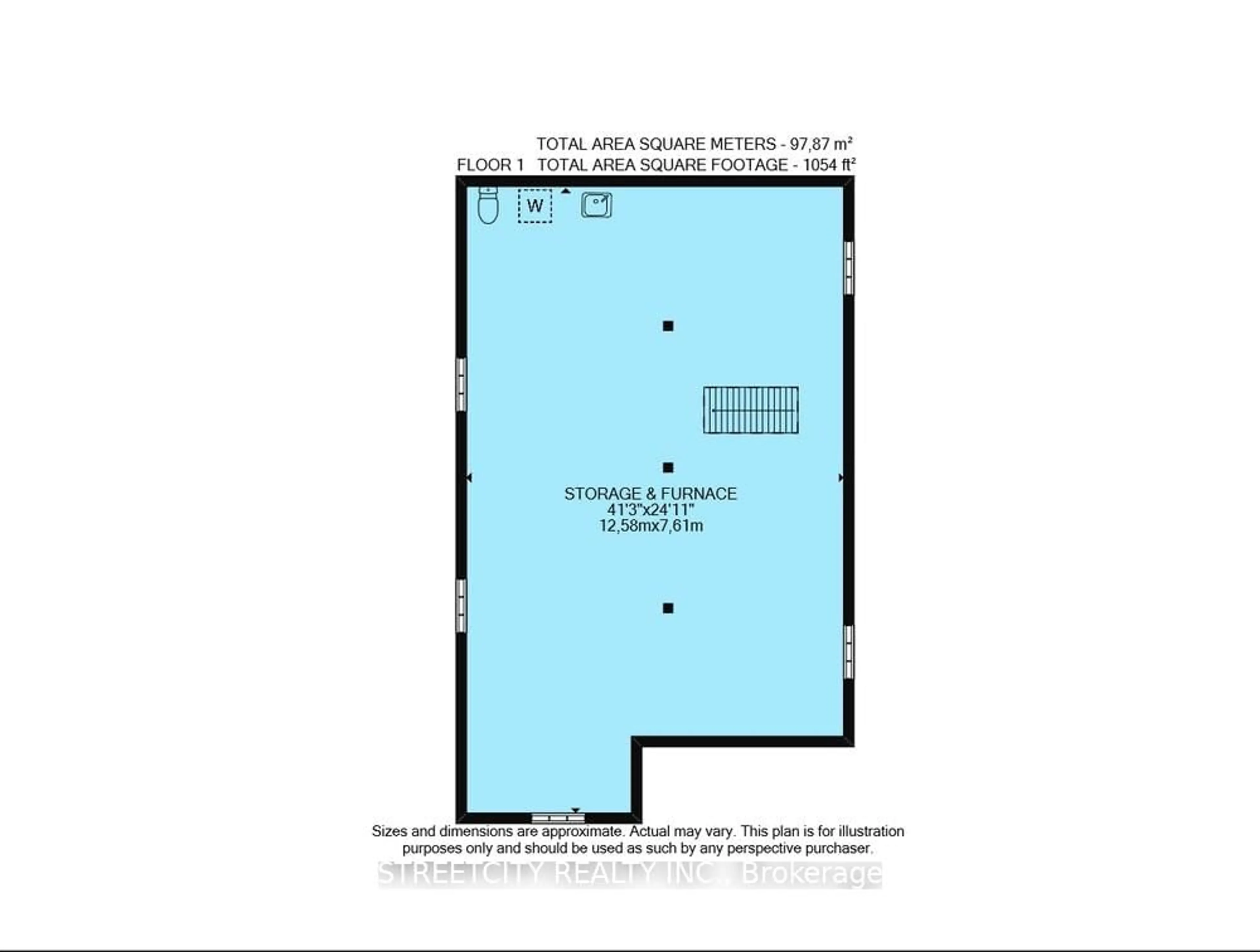 Floor plan for 7 Myrtle St, St. Thomas Ontario N5R 2E6