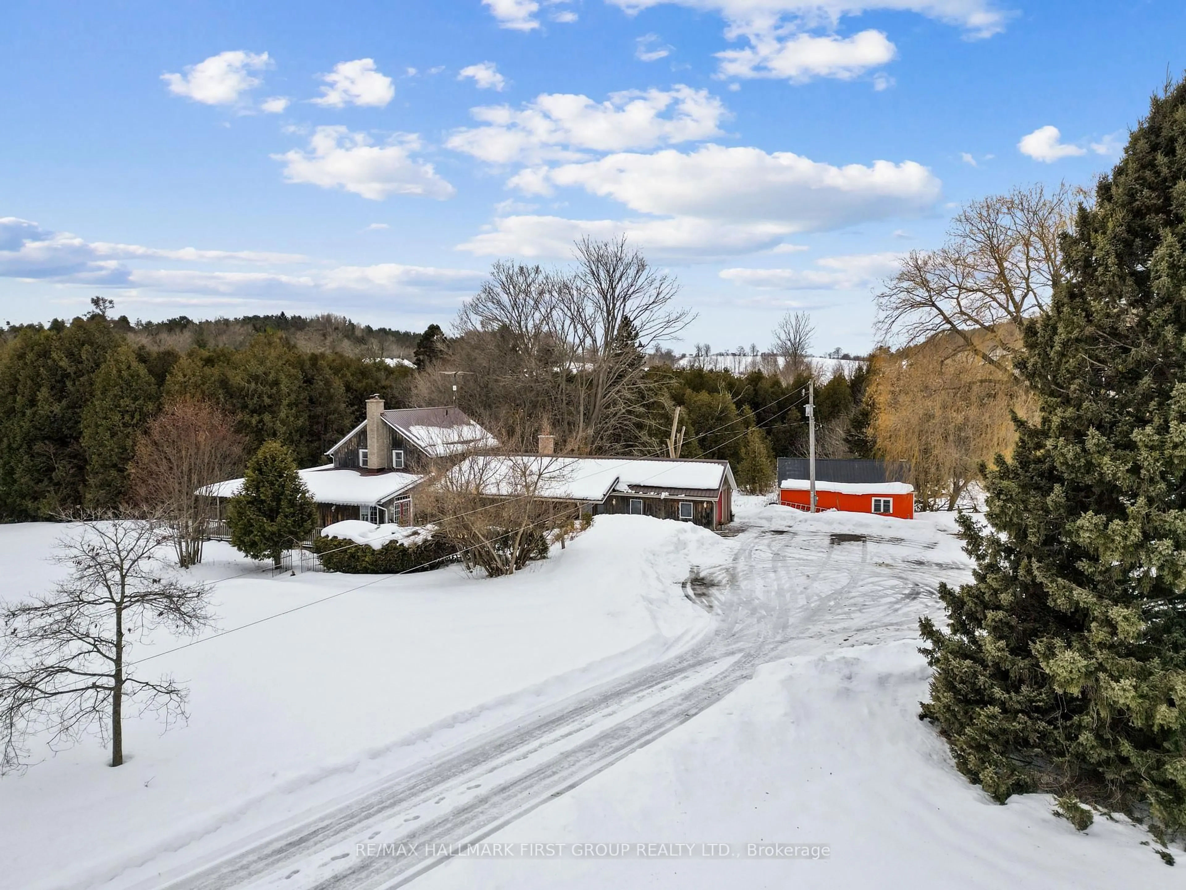 A pic from outside/outdoor area/front of a property/back of a property/a pic from drone, unknown for 9180 Minifie Rd, Cobourg Ontario K9A 4J9