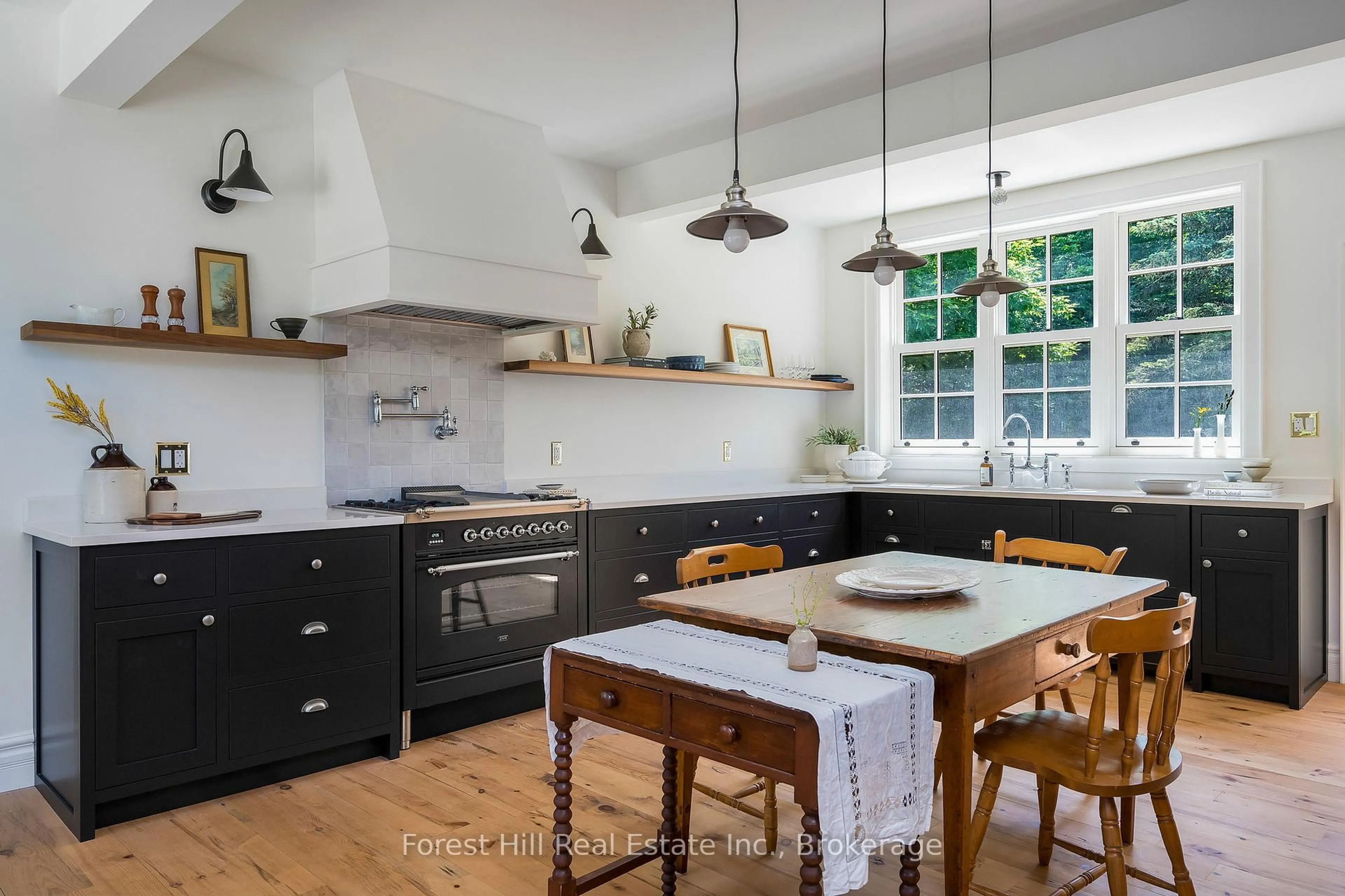 Contemporary kitchen, ceramic/tile floor for 555262 6th Line, Blue Mountains Ontario N0H 2E0