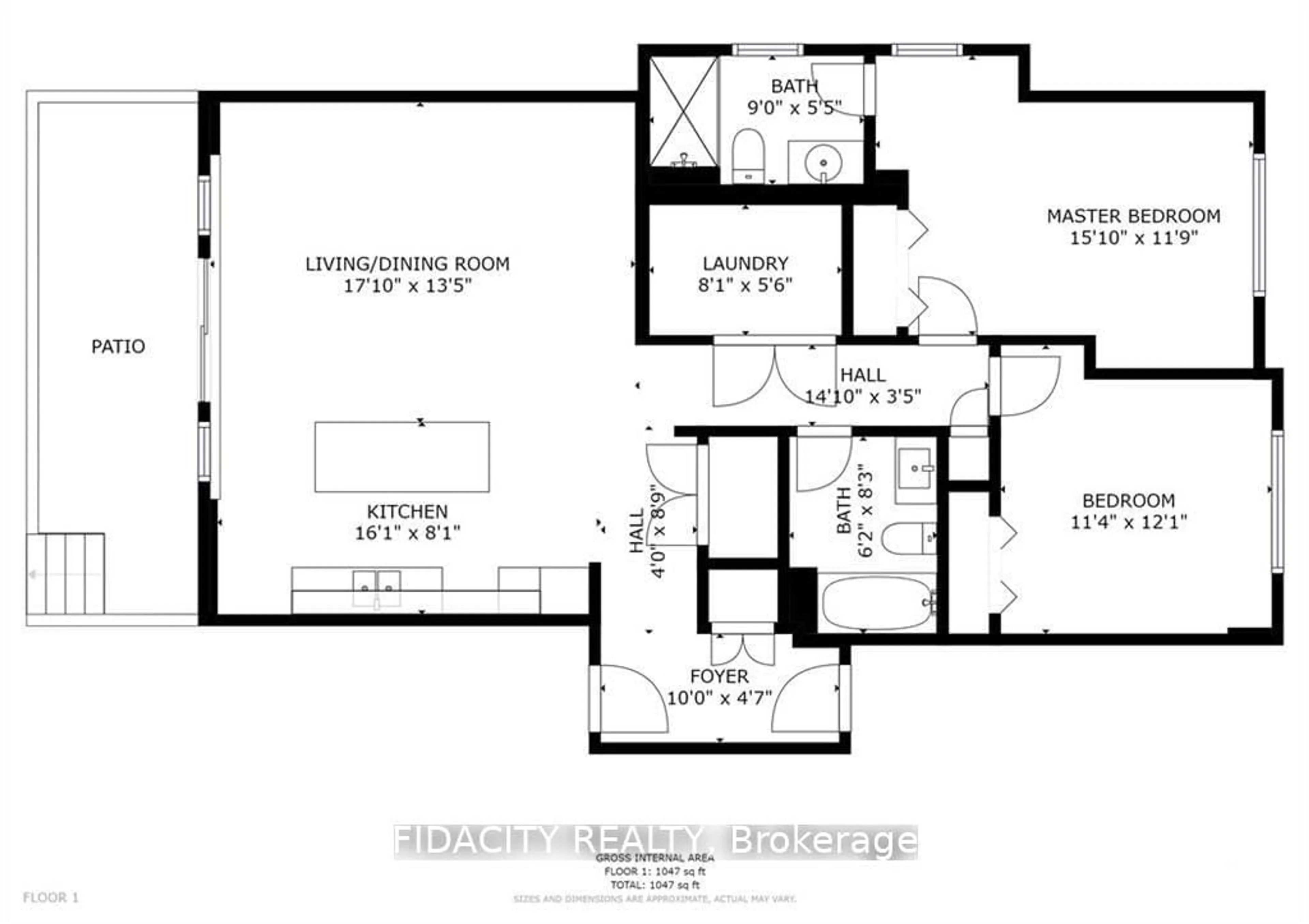 Floor plan for 231 Citiplace Dr #B, Cityview - Parkwoods Hills - Rideau Shore Ontario K2E 0A8