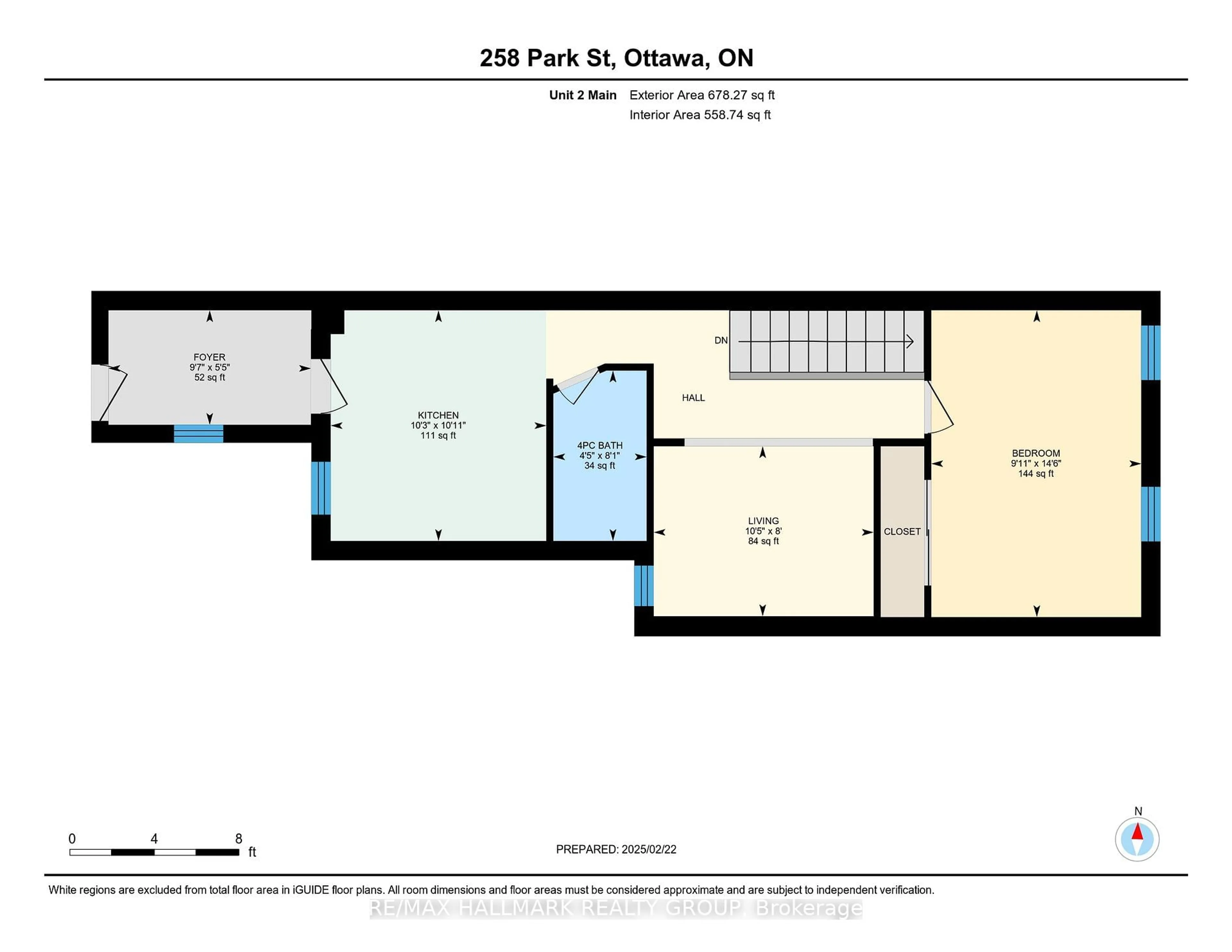 Floor plan for 256-258 PARK St, Vanier and Kingsview Park Ontario K1L 7G8