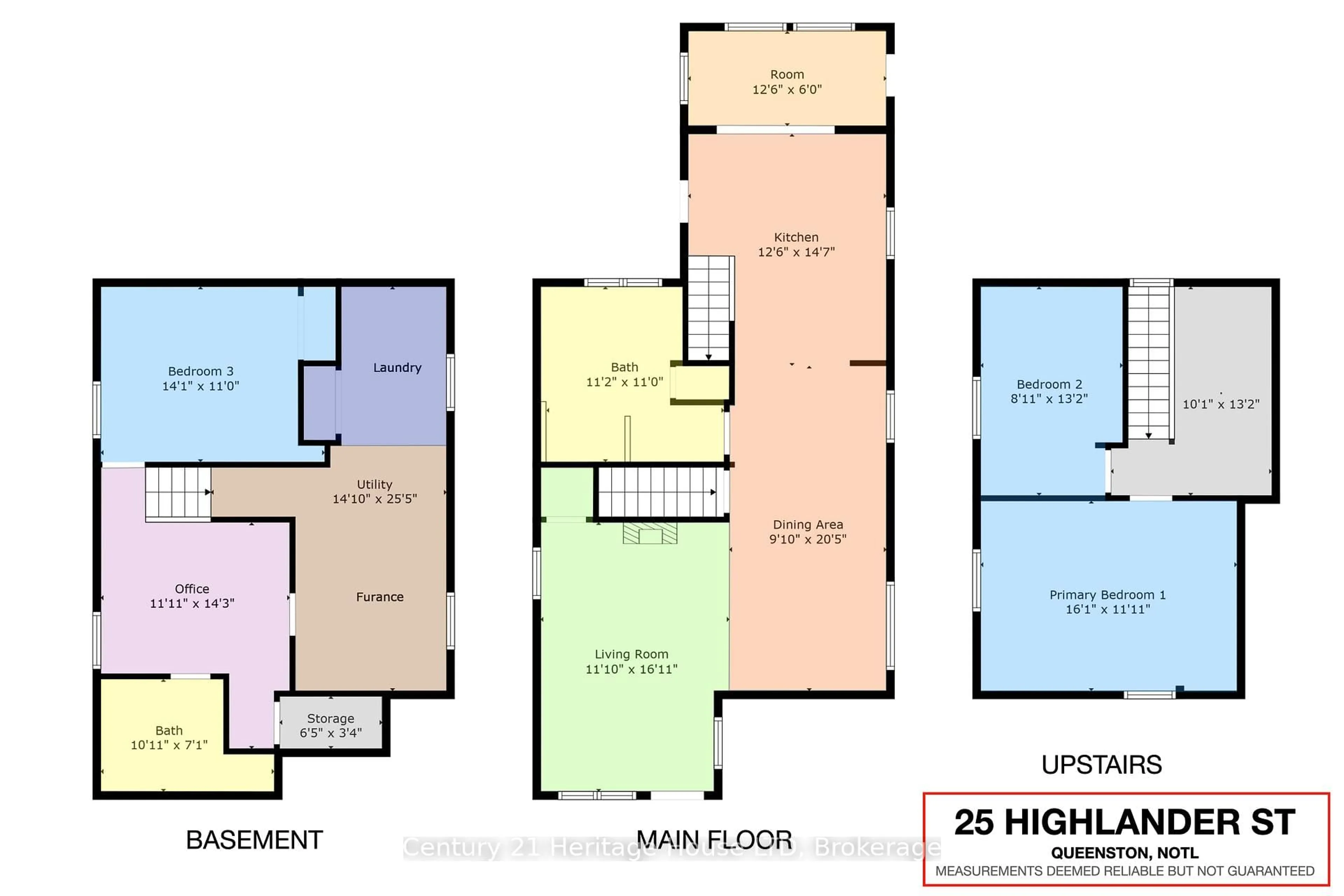 Floor plan for 25 Highlander St St, Niagara-on-the-Lake Ontario L0S 1L0