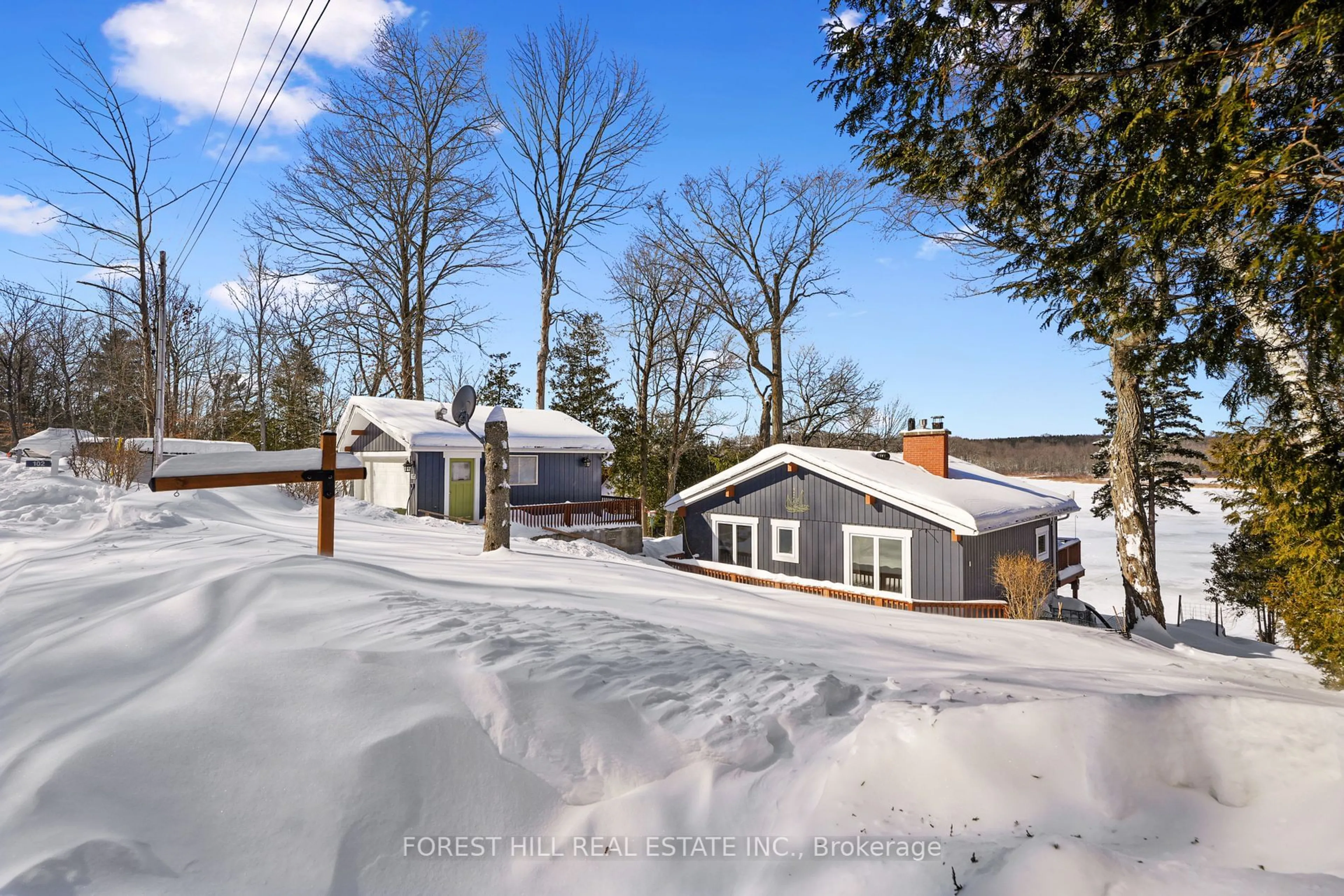 A pic from outside/outdoor area/front of a property/back of a property/a pic from drone, street for 102 Fleming Bay Rd, Trent Hills Ontario K0L 1Y0