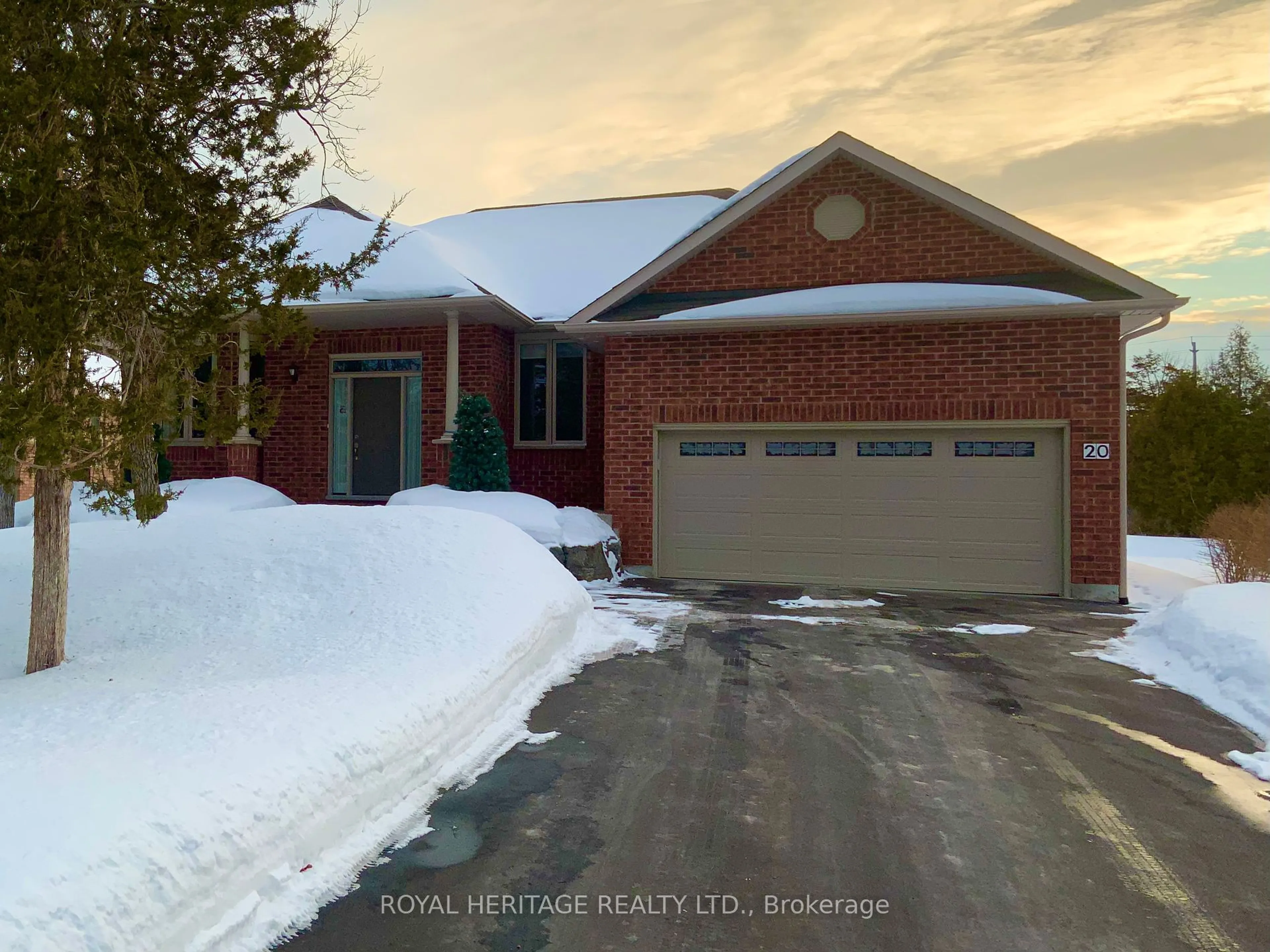 Home with brick exterior material, street for 20 Island Bay Dr, Kawartha Lakes Ontario K0M 1A0