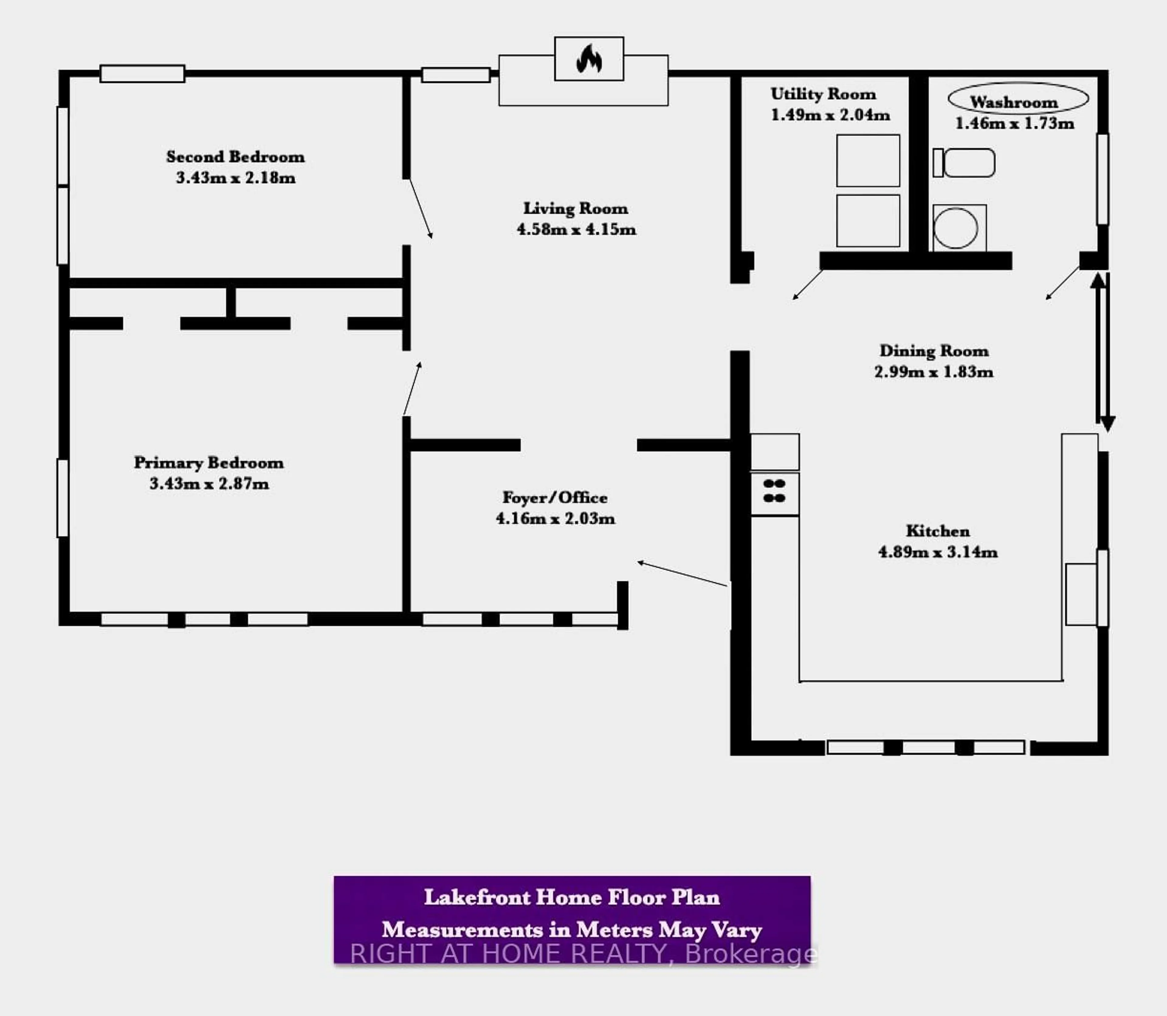 Floor plan for 17 Fire Route 88A, Havelock-Belmont-Methuen Ontario K0L 1A0