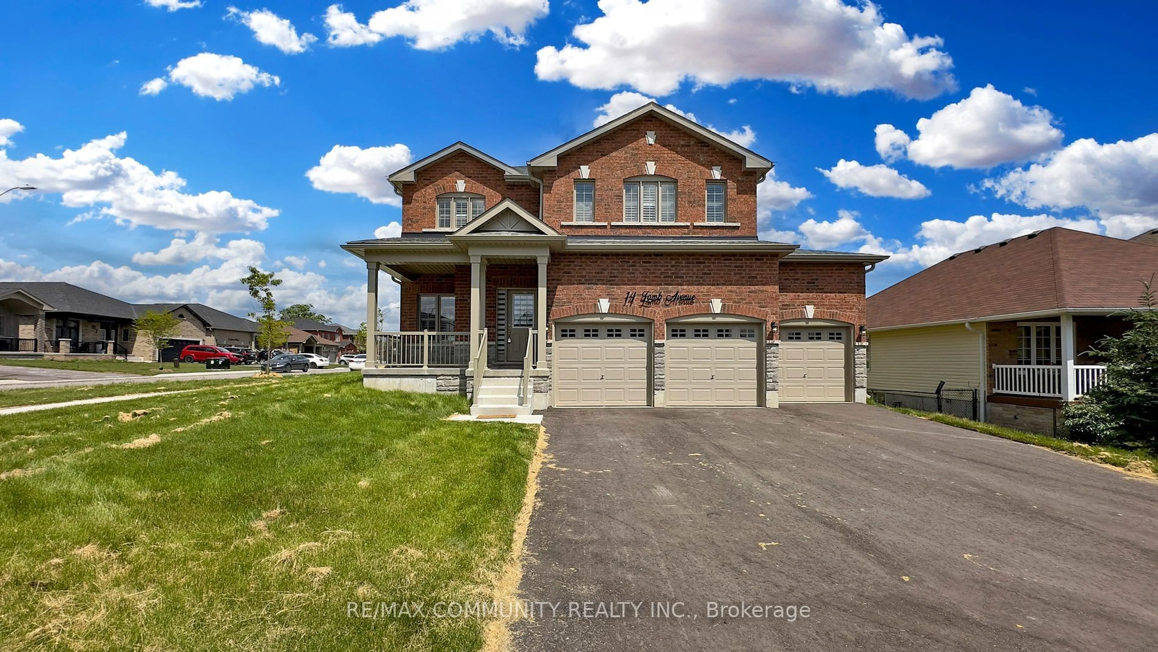 Home with brick exterior material, street for 14 Lamb Ave, Kawartha Lakes Ontario K9V 0J3