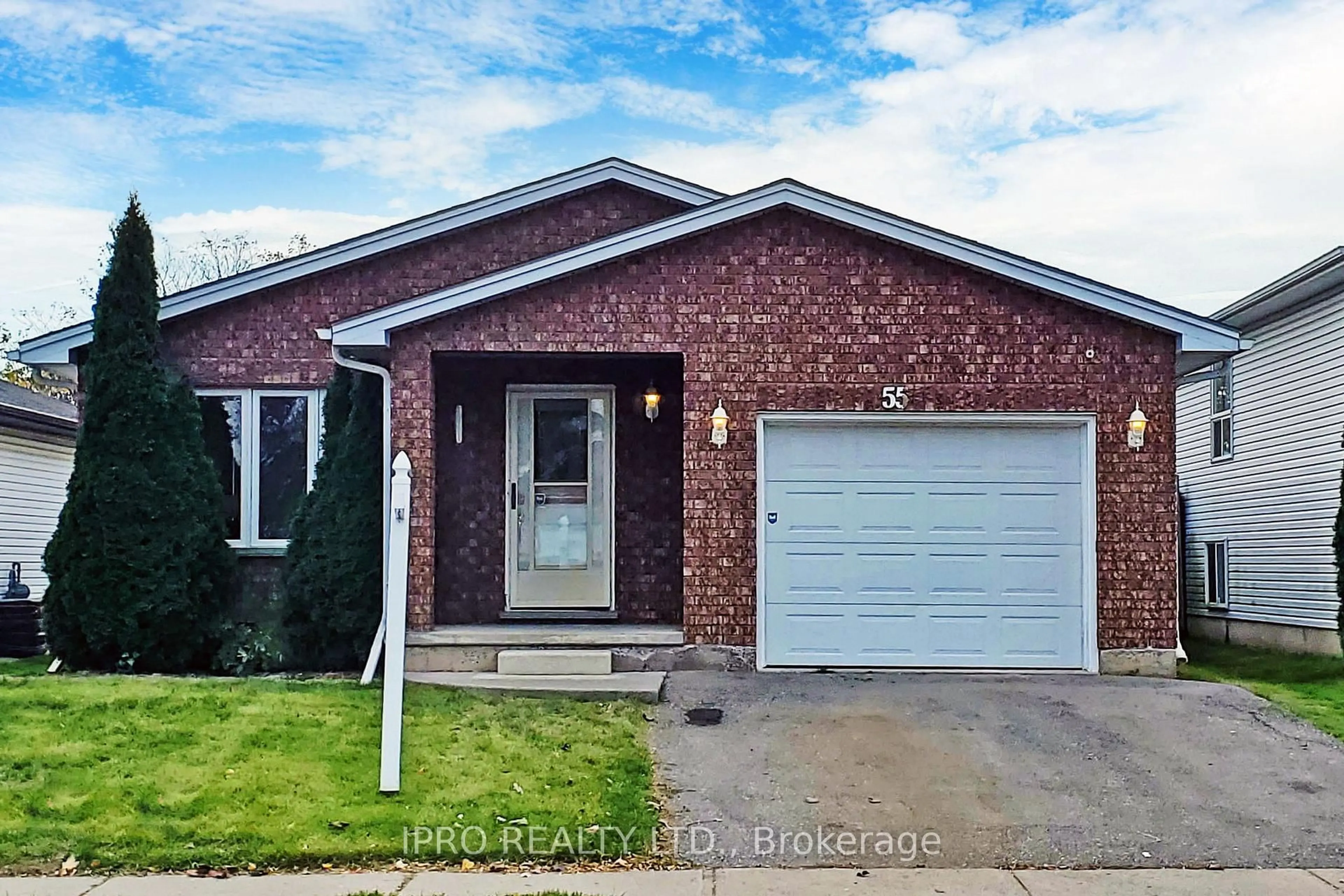 Home with brick exterior material, street for 55 St. Patrick's Dr, Brantford Ontario N3T 6L4