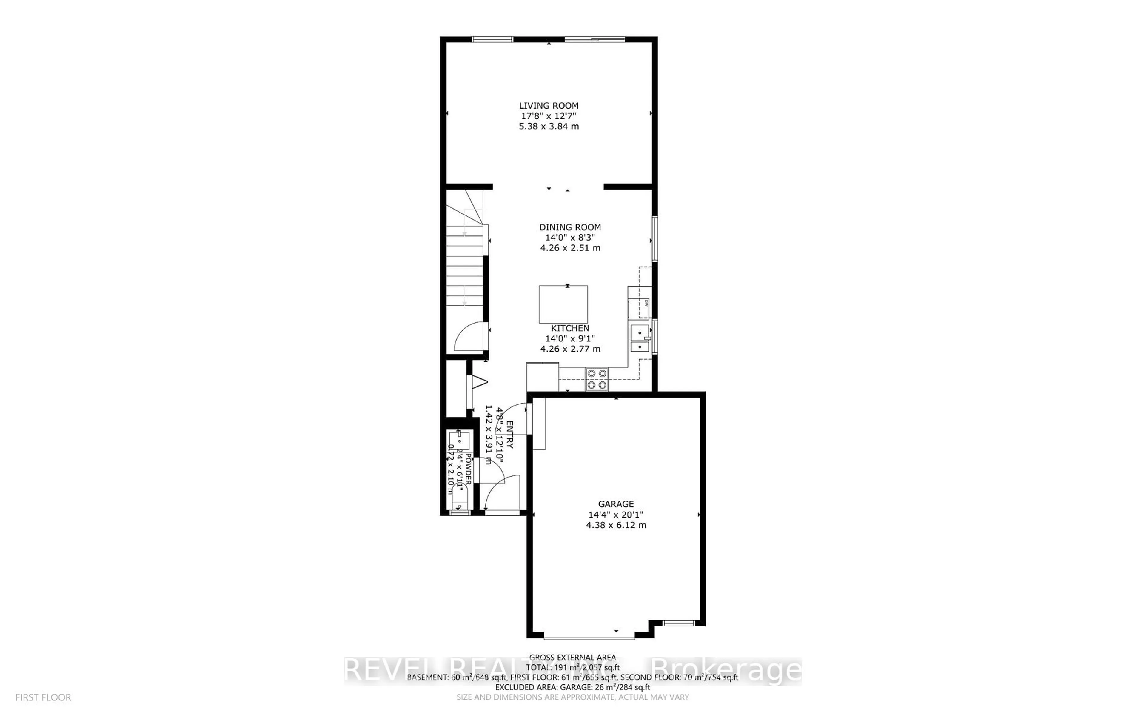 Floor plan for 119 Gosling Gdns, Guelph Ontario N1G 5E7