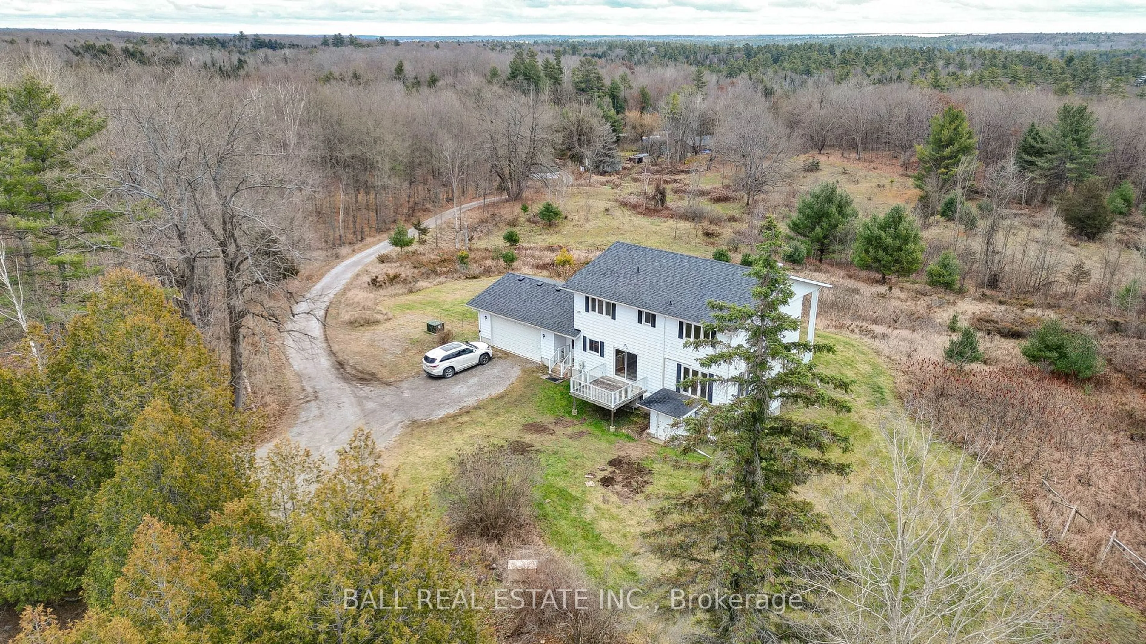 A pic from outside/outdoor area/front of a property/back of a property/a pic from drone, water/lake/river/ocean view for 32 Coon Lake Rd, Galway-Cavendish and Harvey Ontario K0L 2H0