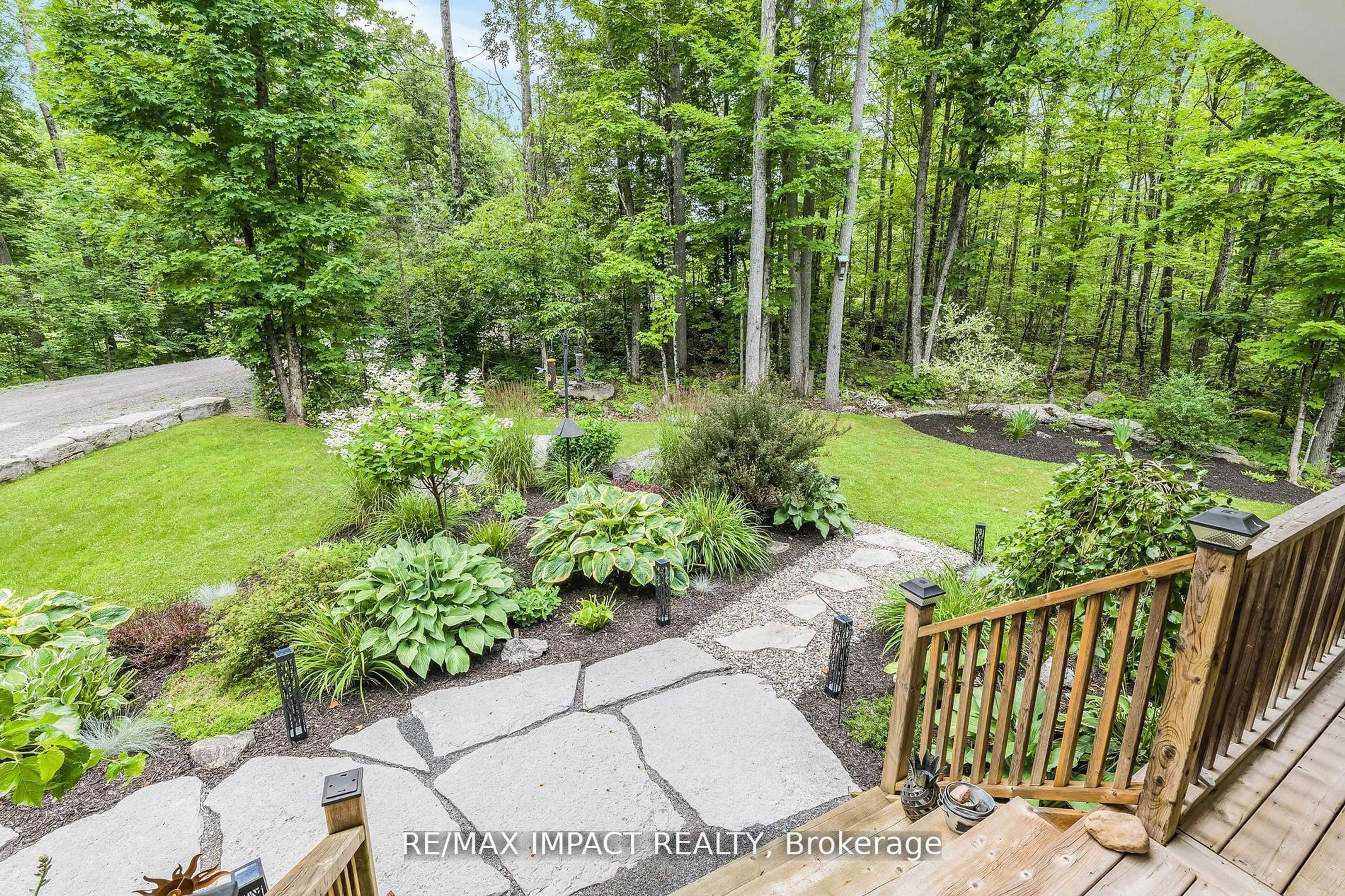 Patio, forest/trees view for 82 Osborne Crt, Marmora and Lake Ontario K0K 2M0