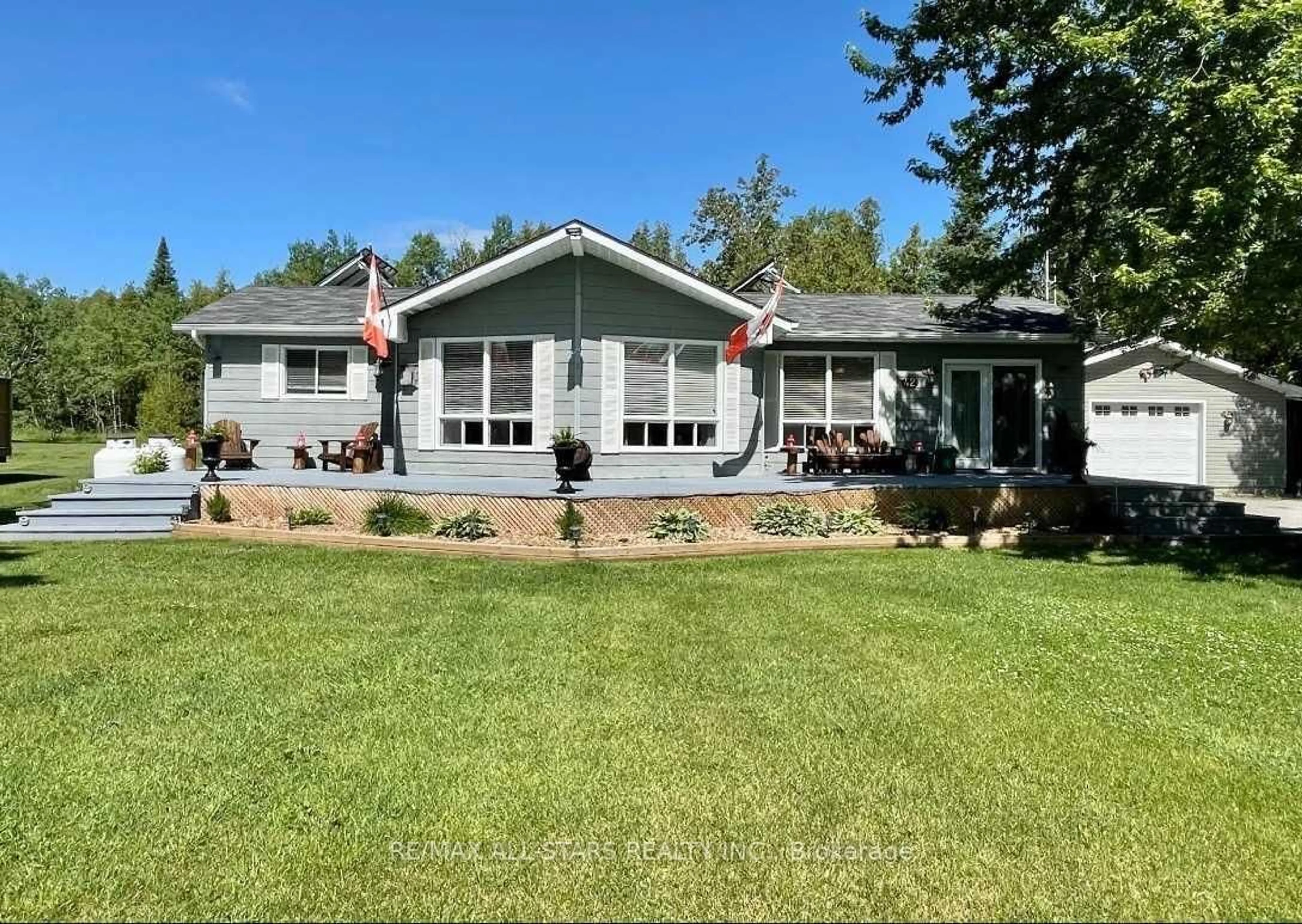 A pic from outside/outdoor area/front of a property/back of a property/a pic from drone, water/lake/river/ocean view for 42 Cedar Bay Rd, Kawartha Lakes Ontario L0K 1B0