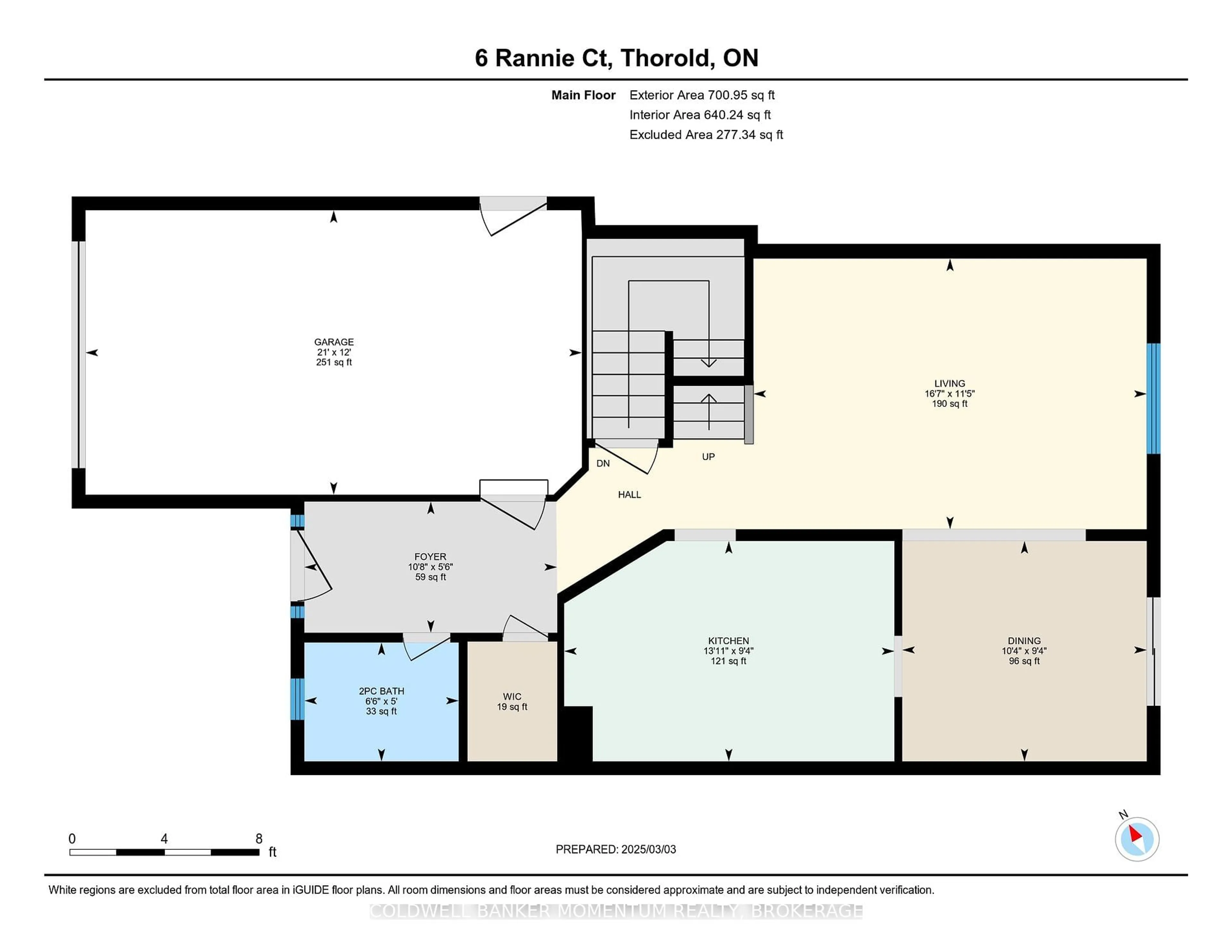 Floor plan for 6 RANNIE Crt, Thorold Ontario L2V 4X2