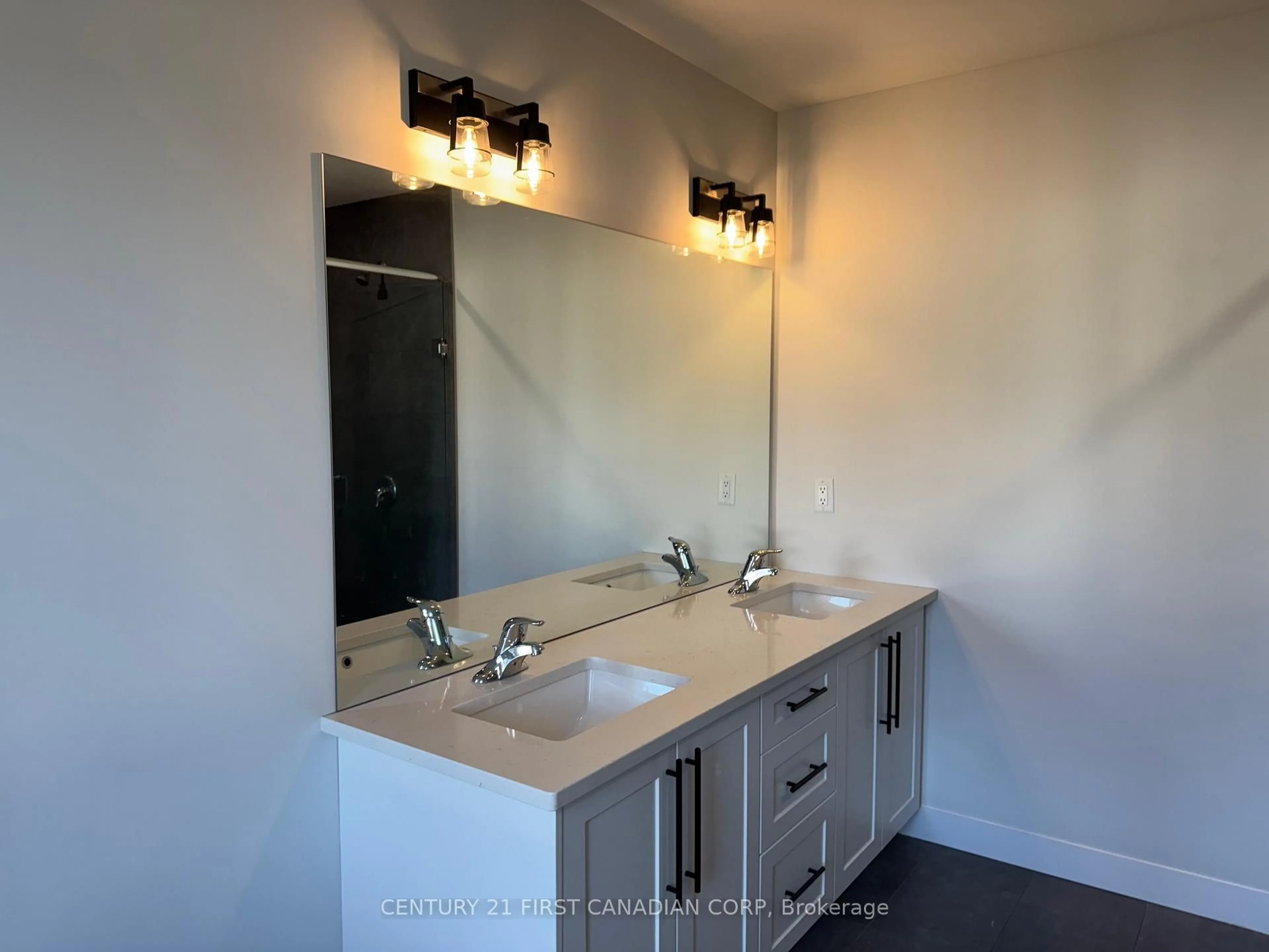 Contemporary bathroom, ceramic/tile floor for 140 Doan Dr, Middlesex Centre Ontario N0L 1R0