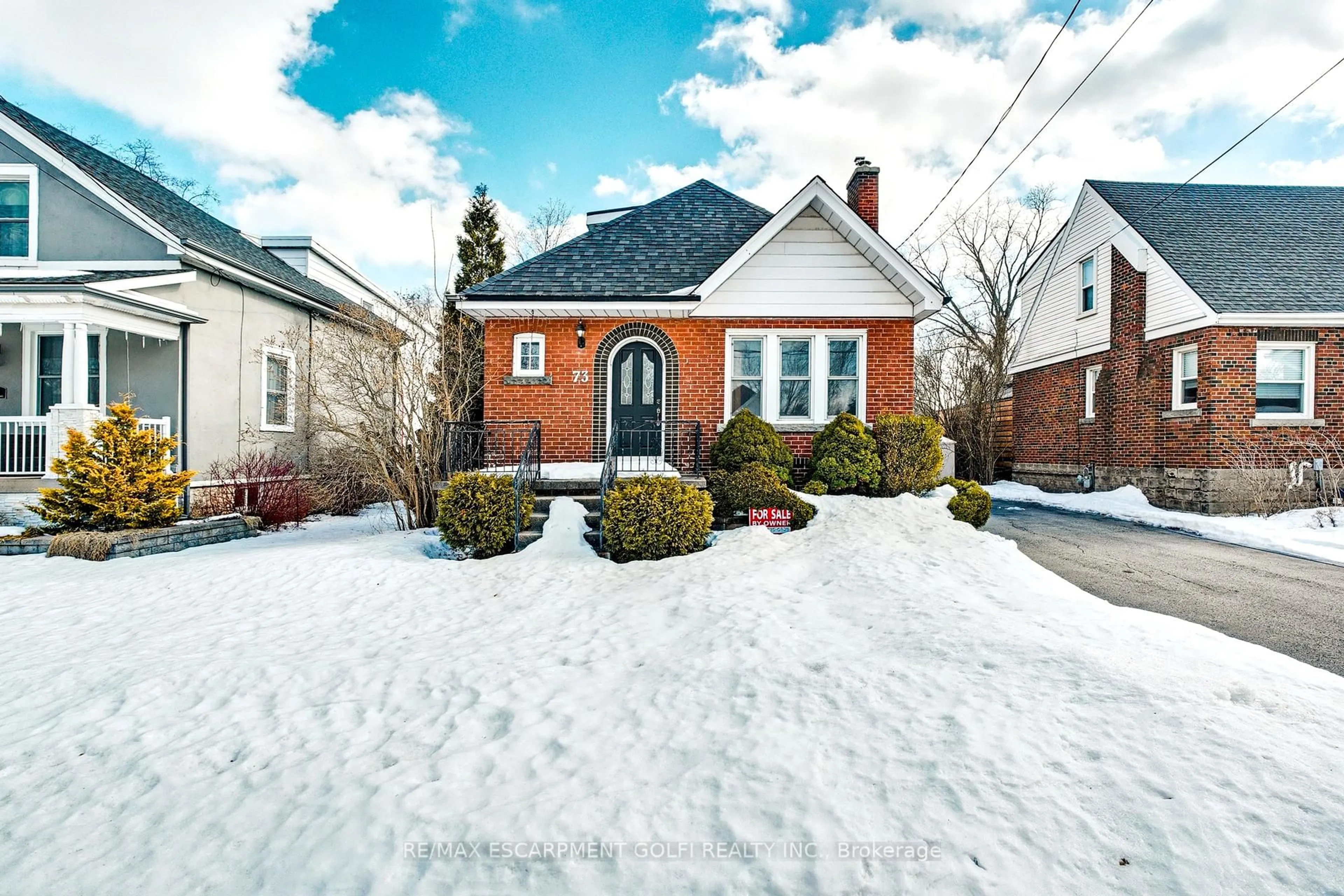 Home with brick exterior material, street for 73 Highcliffe Ave, Hamilton Ontario L9A 3L3