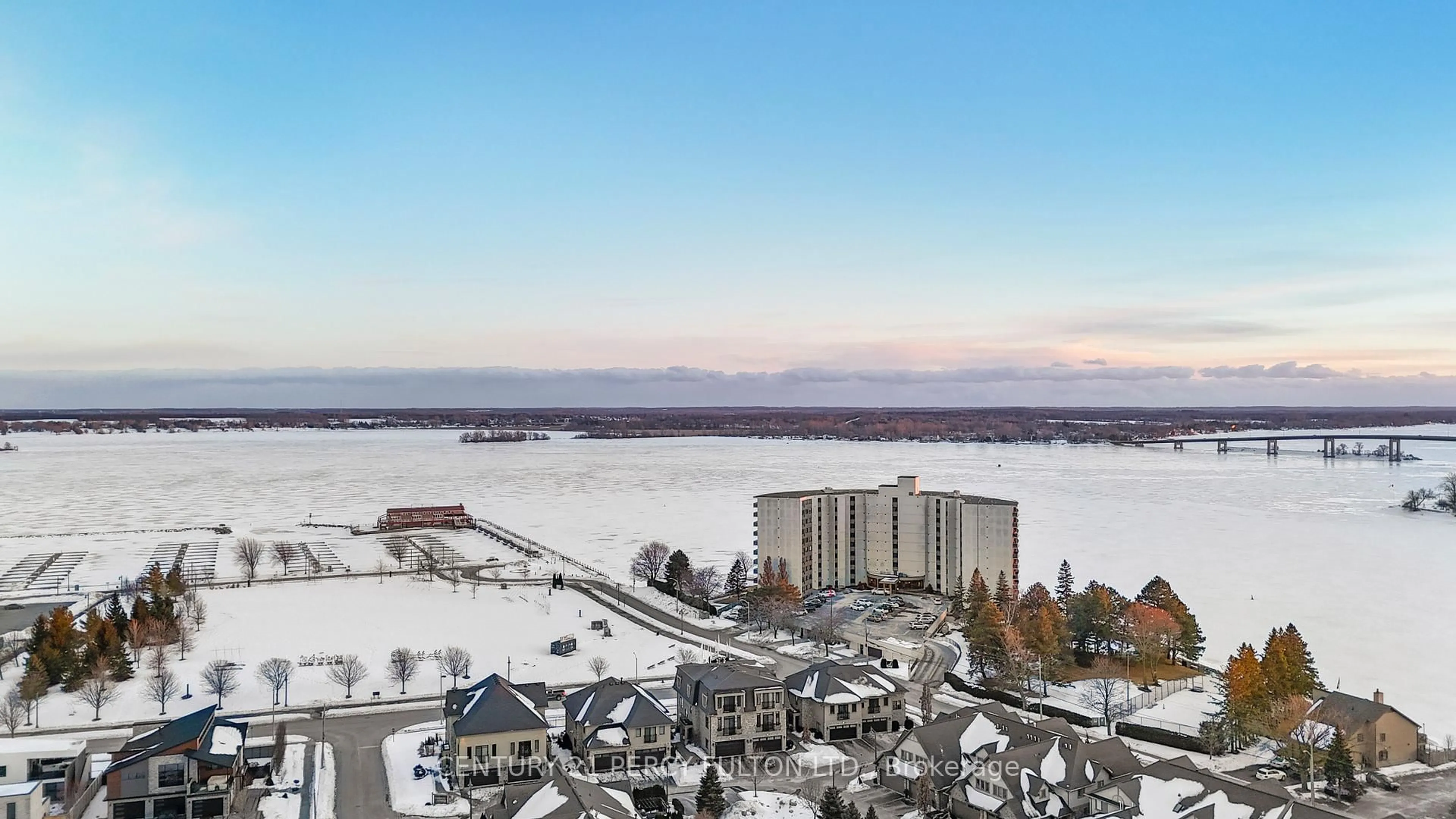 A pic from outside/outdoor area/front of a property/back of a property/a pic from drone, water/lake/river/ocean view for 59 South Church St, Belleville Ontario K8N 3B5