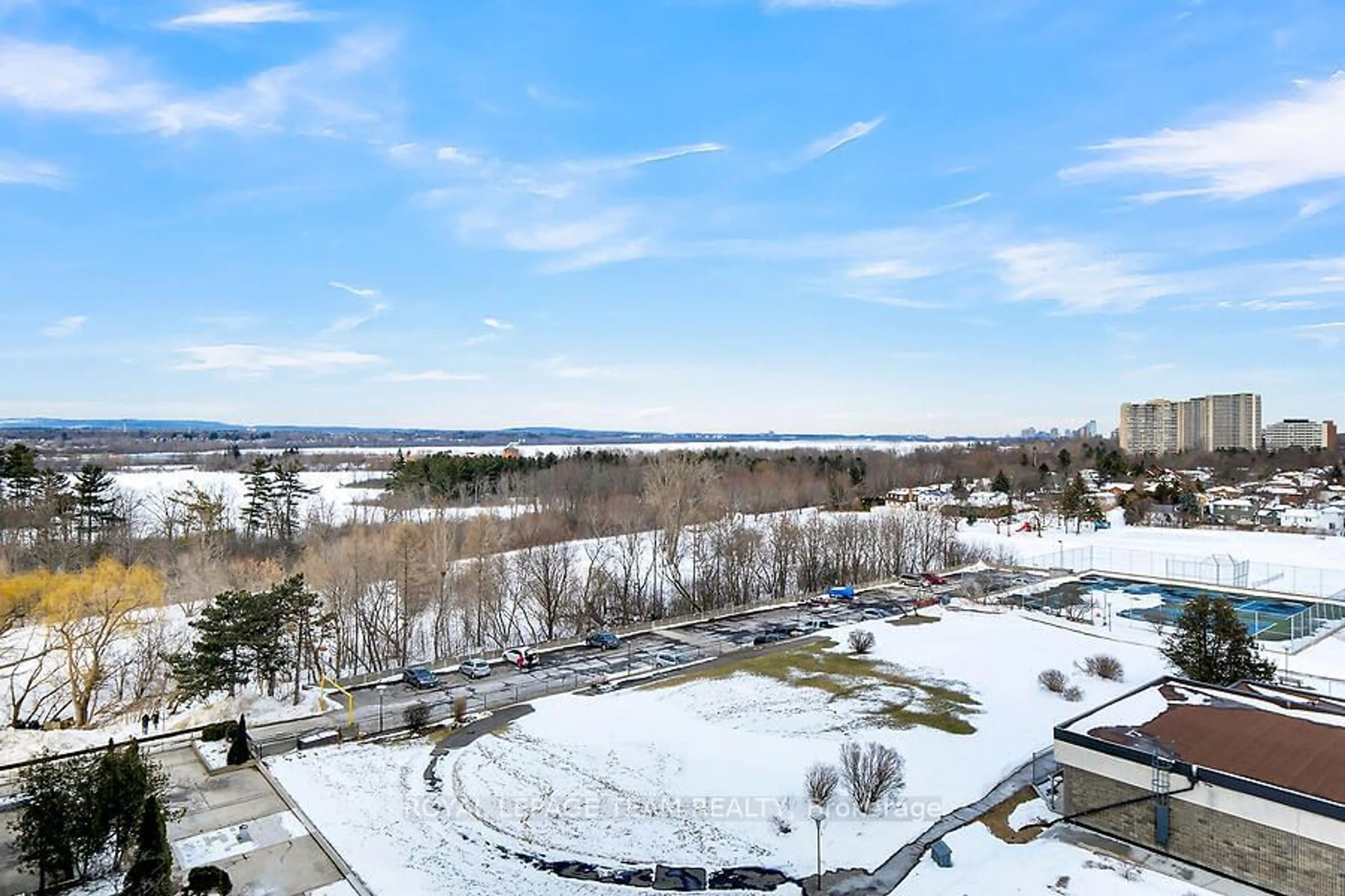 A pic from outside/outdoor area/front of a property/back of a property/a pic from drone, water/lake/river/ocean view for 265 Poulin Ave #805, Britannia - Lincoln Heights and Area Ontario K2B 7Y8