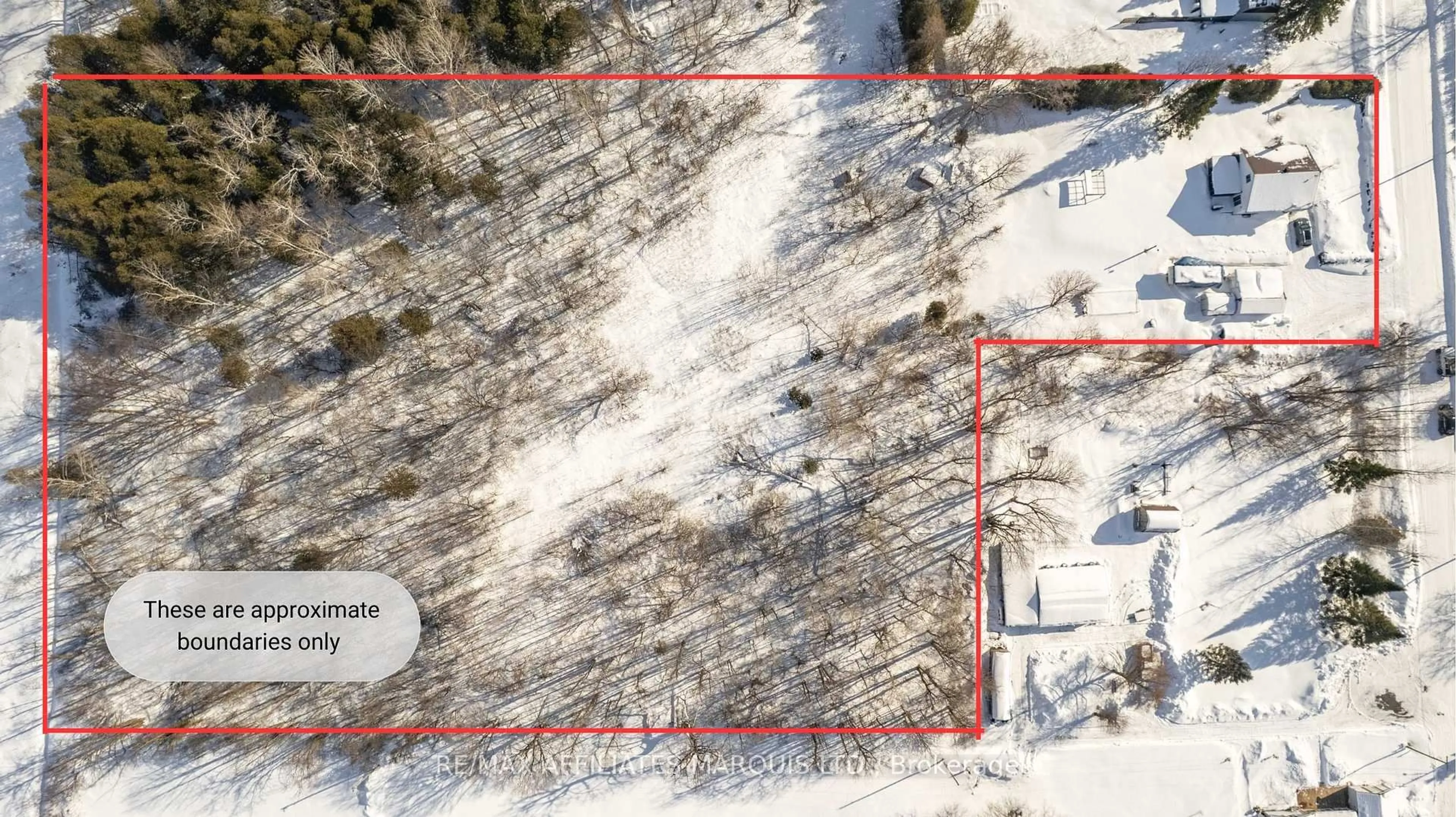 A pic from outside/outdoor area/front of a property/back of a property/a pic from drone, building for 4617 Barcier Lane, South Stormont Ontario K0C 2A0