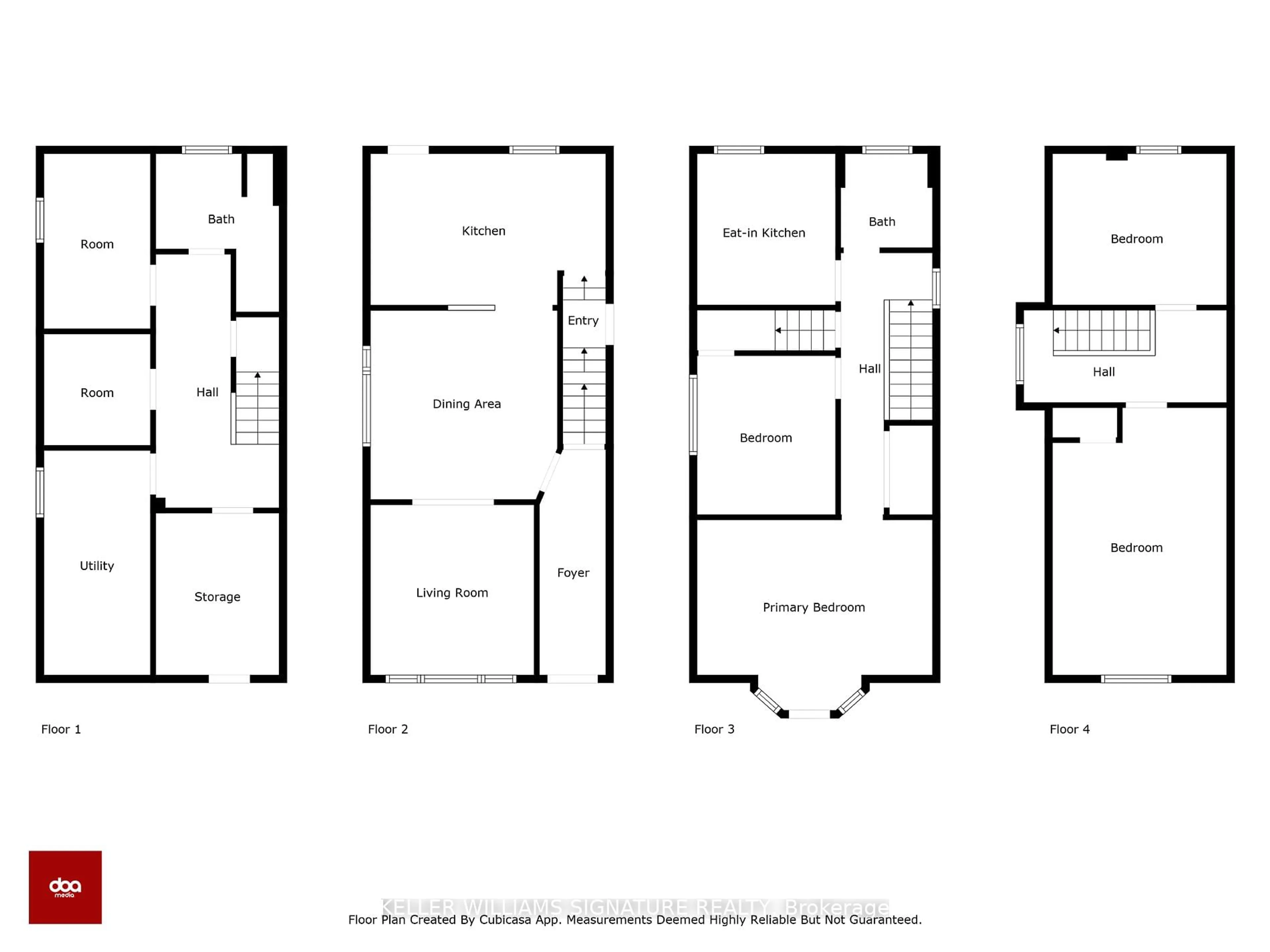 Floor plan for 54 Sherman Ave, Hamilton Ontario L8L 6L8