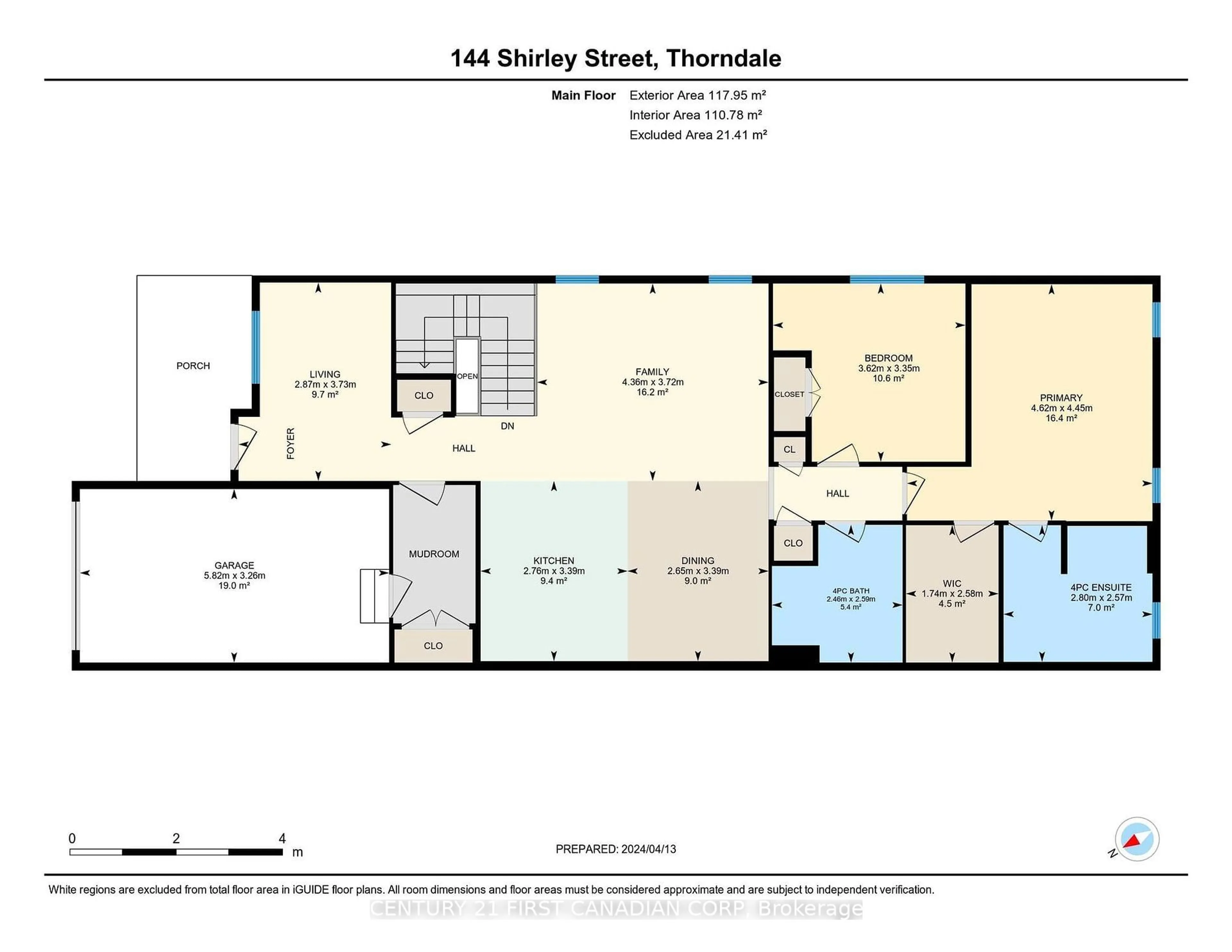 Floor plan for 144 Shirley St, Thames Centre Ontario N0M 2P0