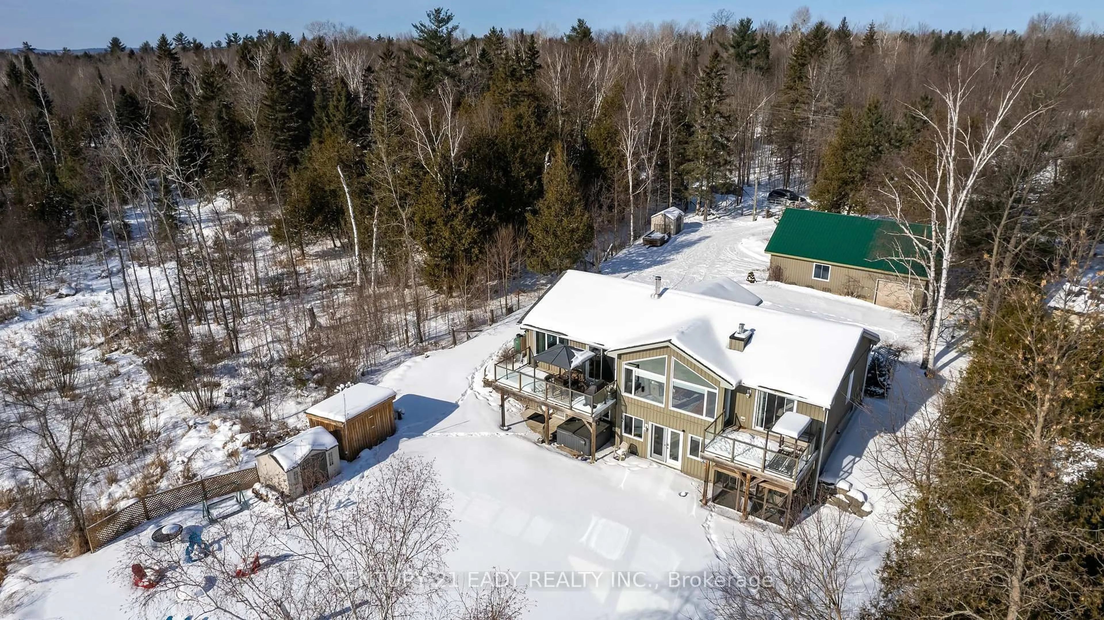 A pic from outside/outdoor area/front of a property/back of a property/a pic from drone, unknown for 145 Appel Lane, Greater Madawaska Ontario K7V 3Z9