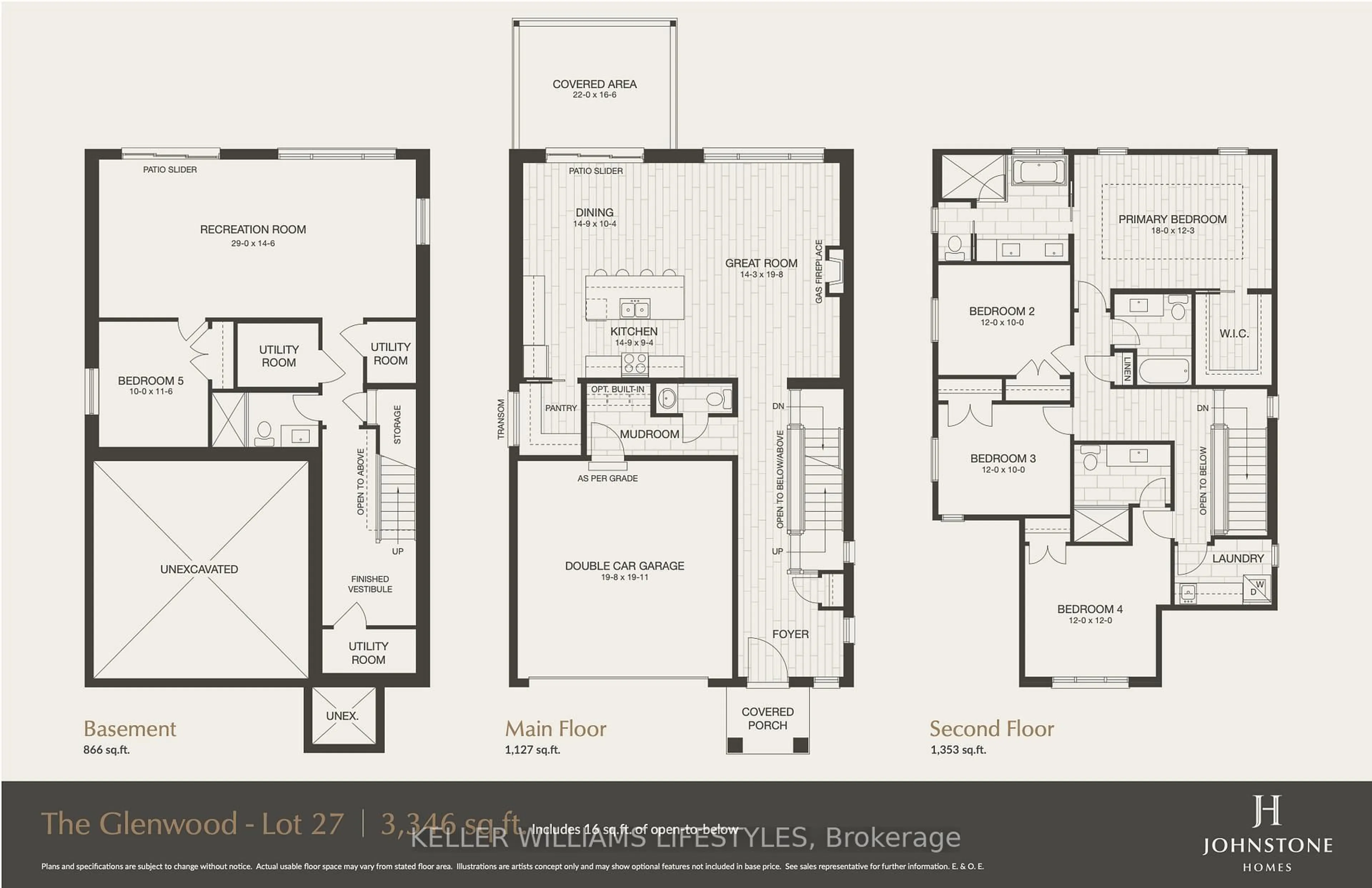 Floor plan for 6881 Heathwoods Ave #LOT 27, London Ontario N6P 1H5