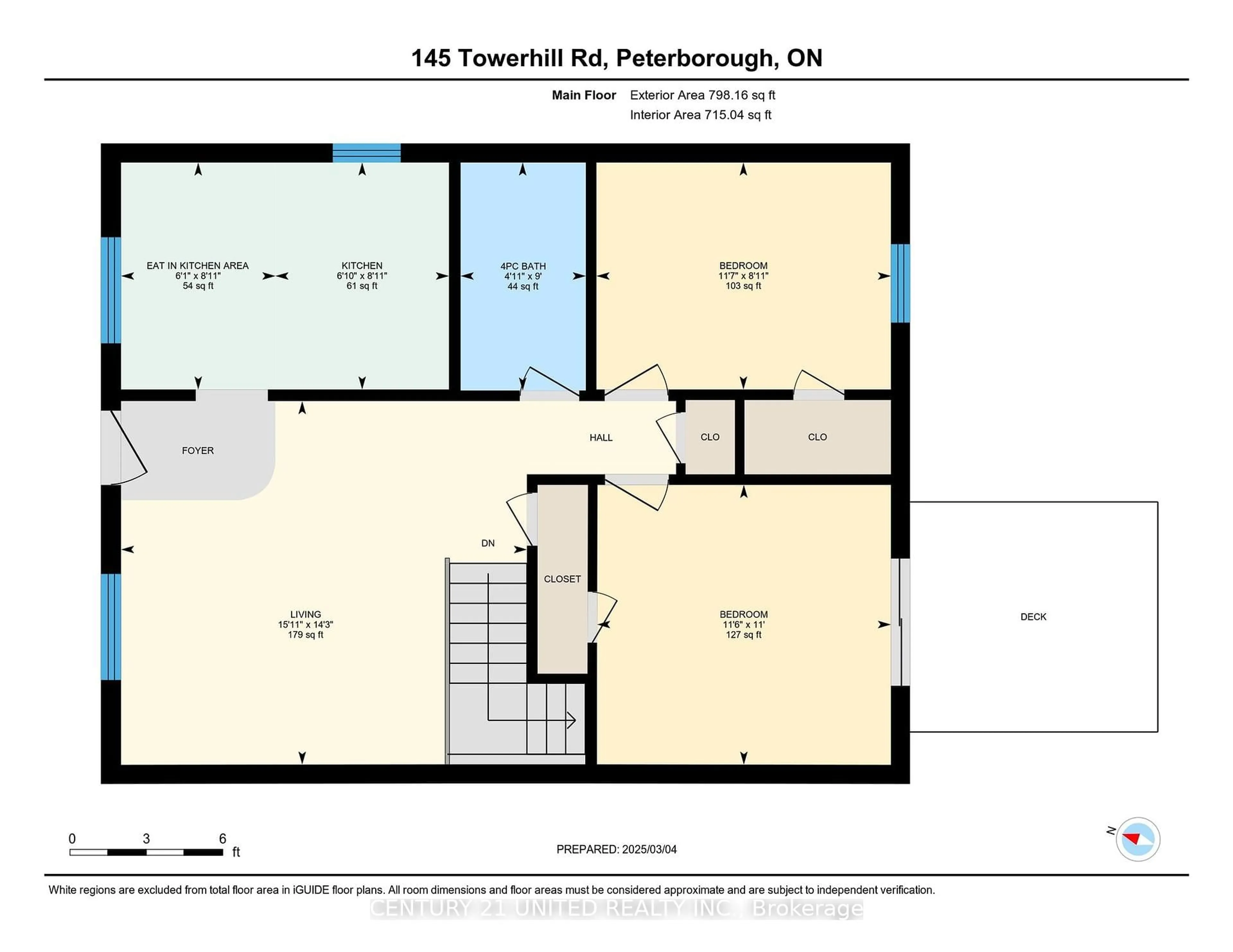 Floor plan for 145 Towerhill Rd, Peterborough Ontario K9H 7N7