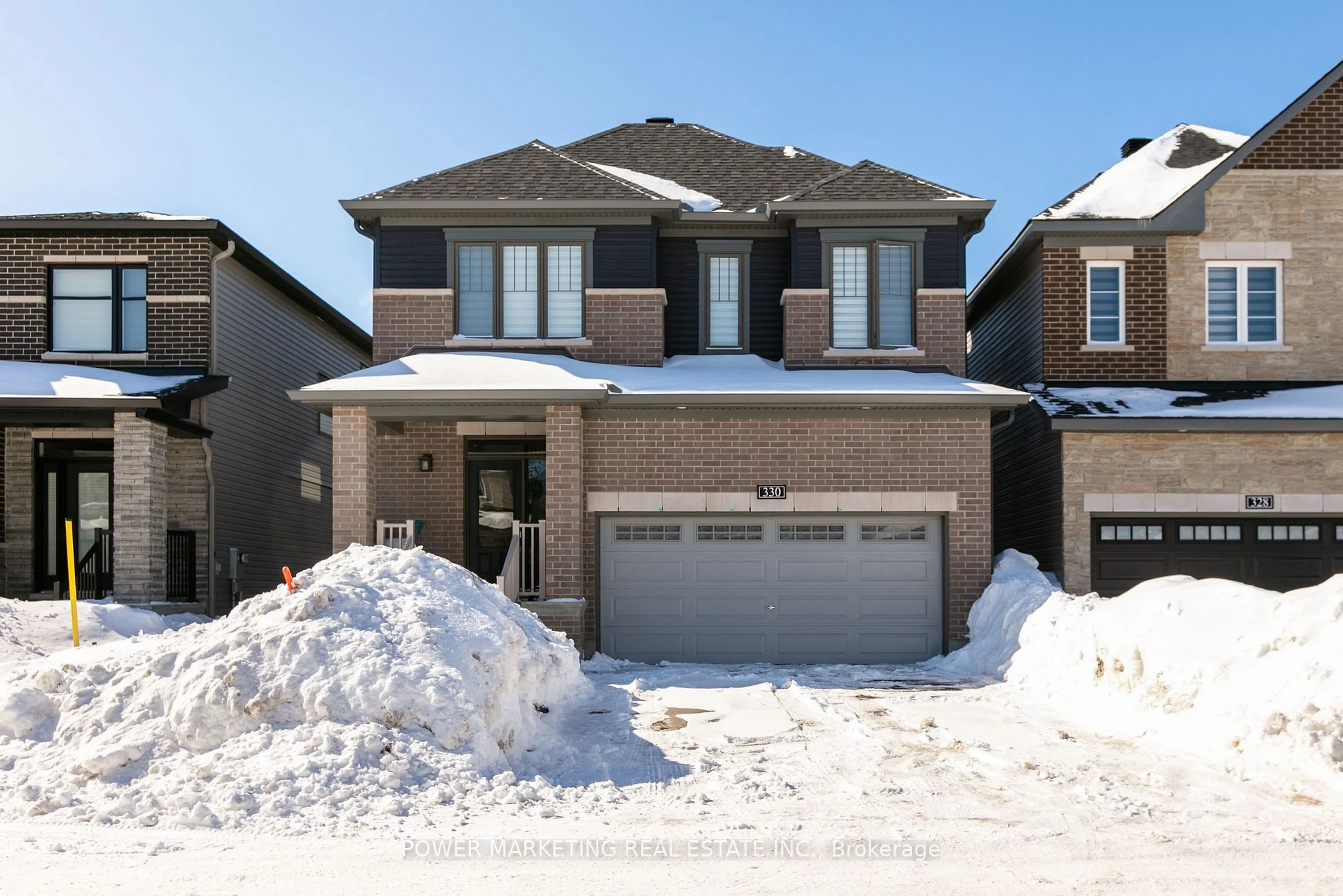 Home with brick exterior material, street for 330 ELSIE MACGILL Walk, Kanata Ontario K2W 0K7