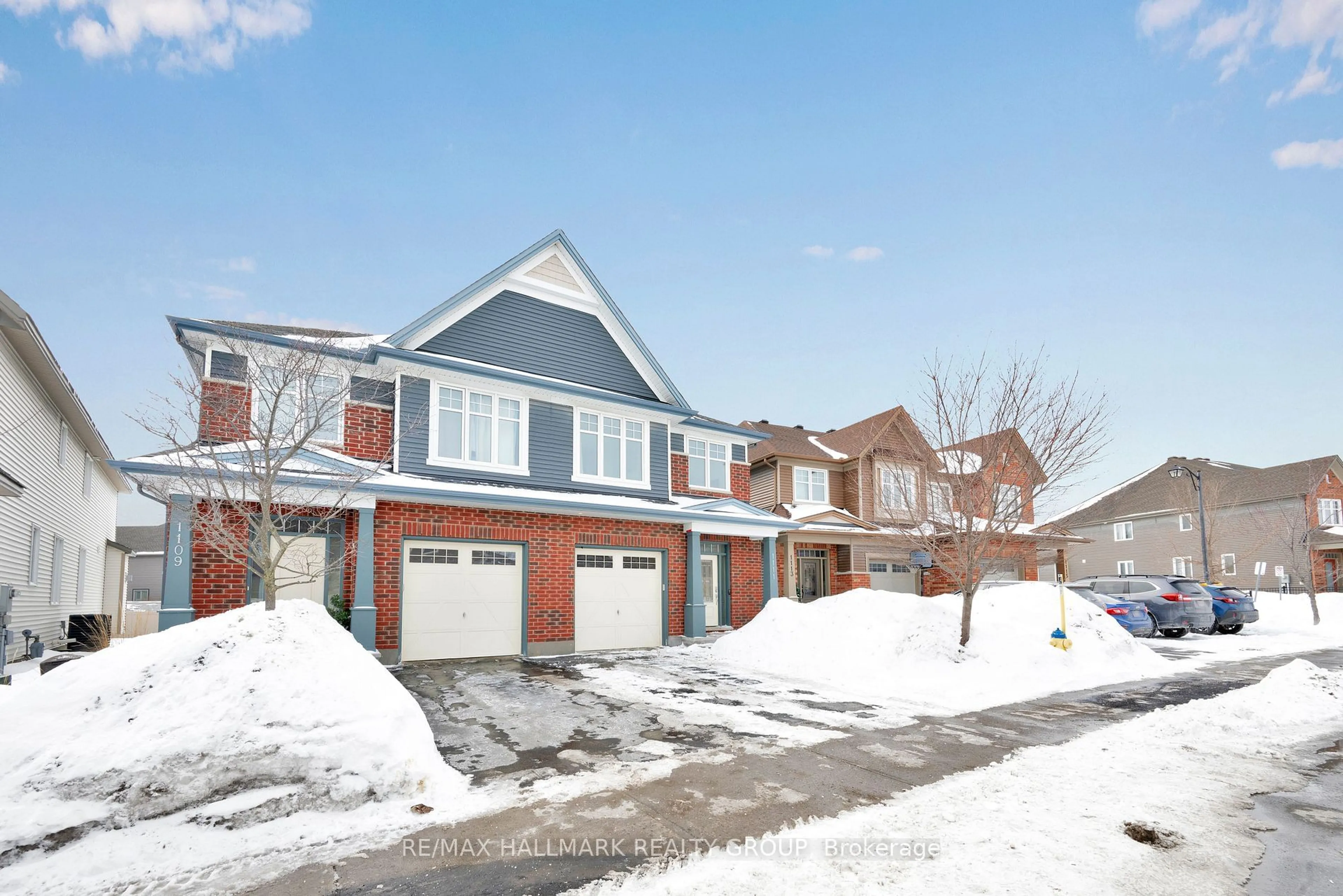 Home with brick exterior material, street for 1111 Cobble Hill Dr, Ottawa Ontario K2J 5S4
