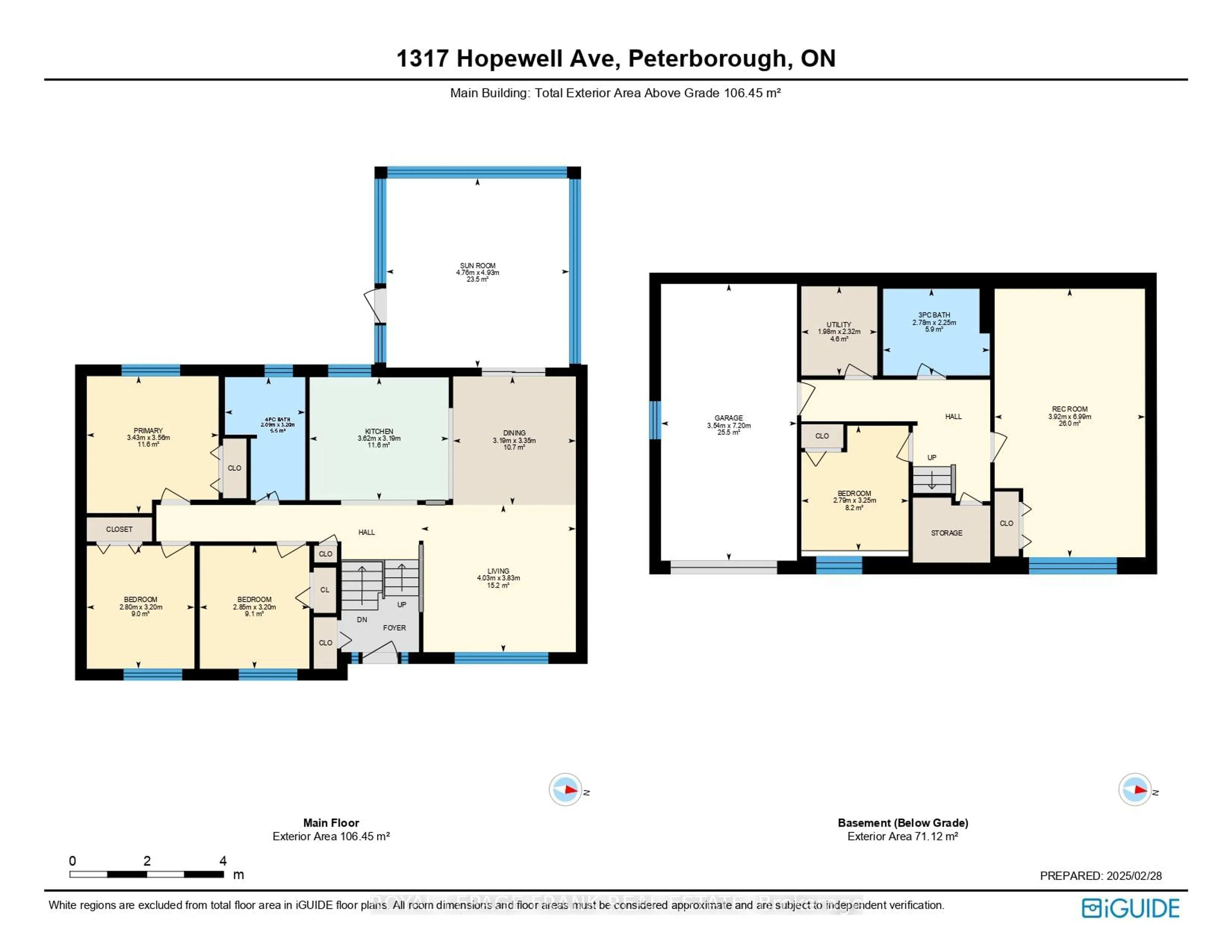 Floor plan for 1317 Hopewell Ave, Peterborough Ontario K9H 6T2