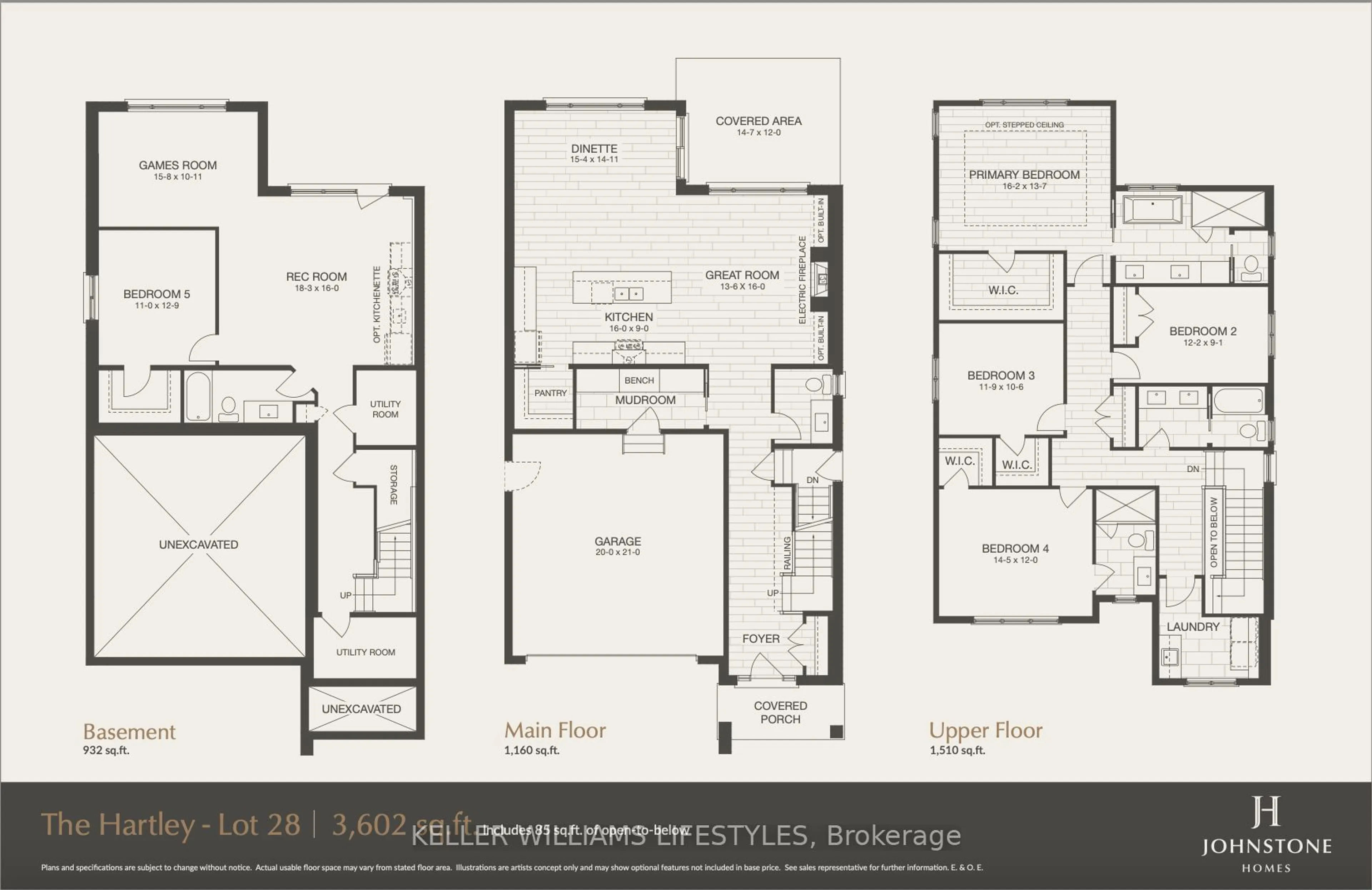 Floor plan for 6875 Heathwoods Ave #LOT 28, London Ontario N6P 1H5