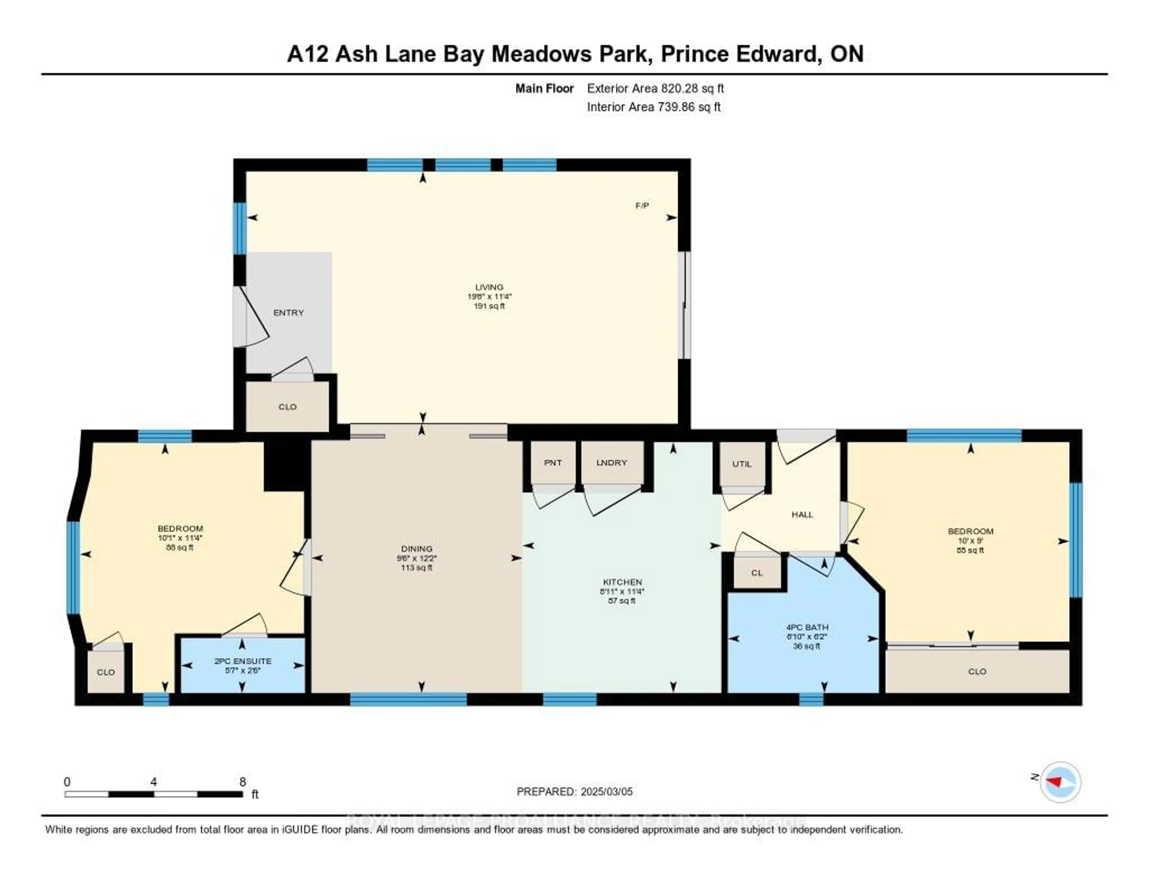 Floor plan for 153 County Road 27 N/A #A12, Prince Edward County Ontario K0K 1T0