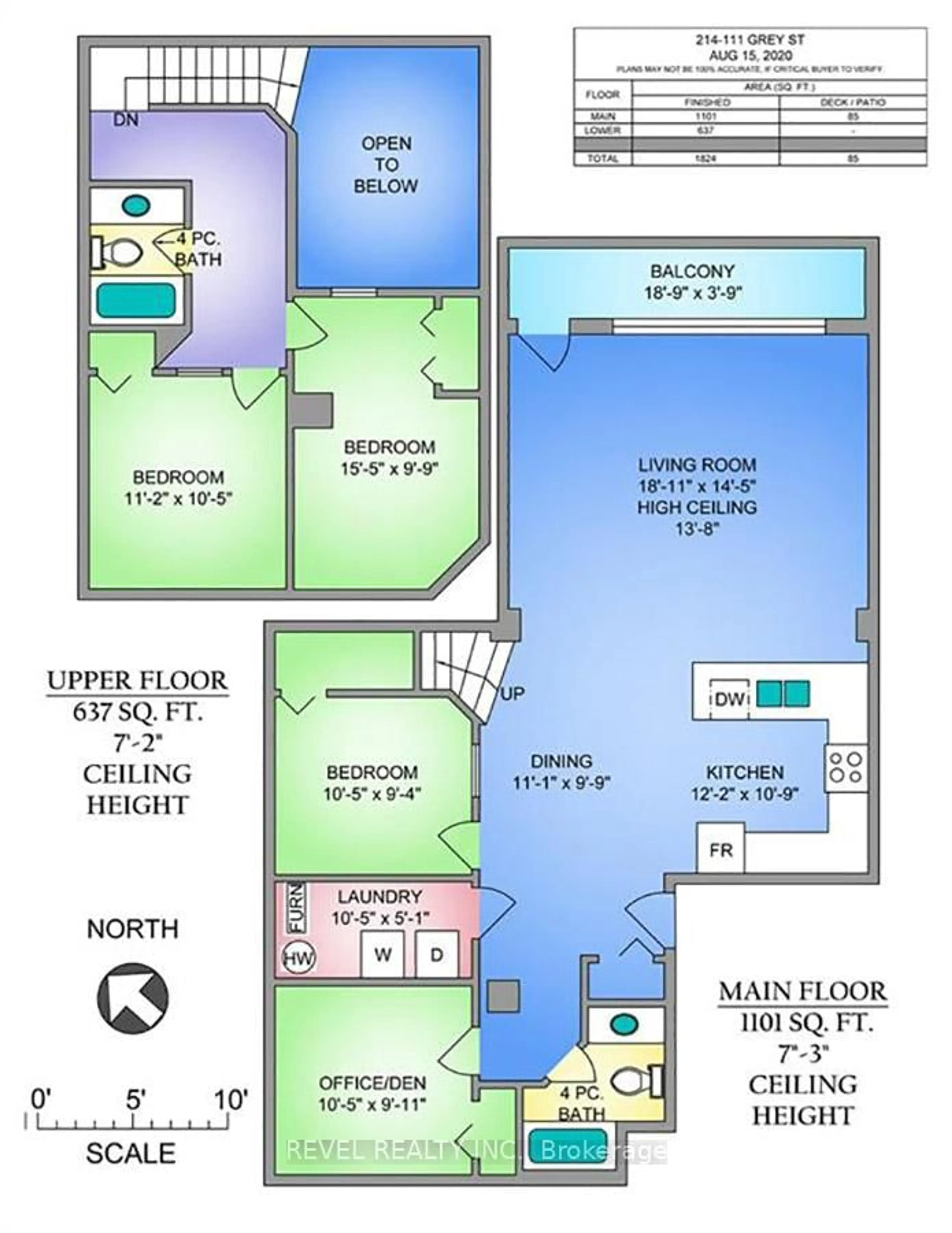 Floor plan for 111 Grey St #214, Brantford Ontario N3S 4V8