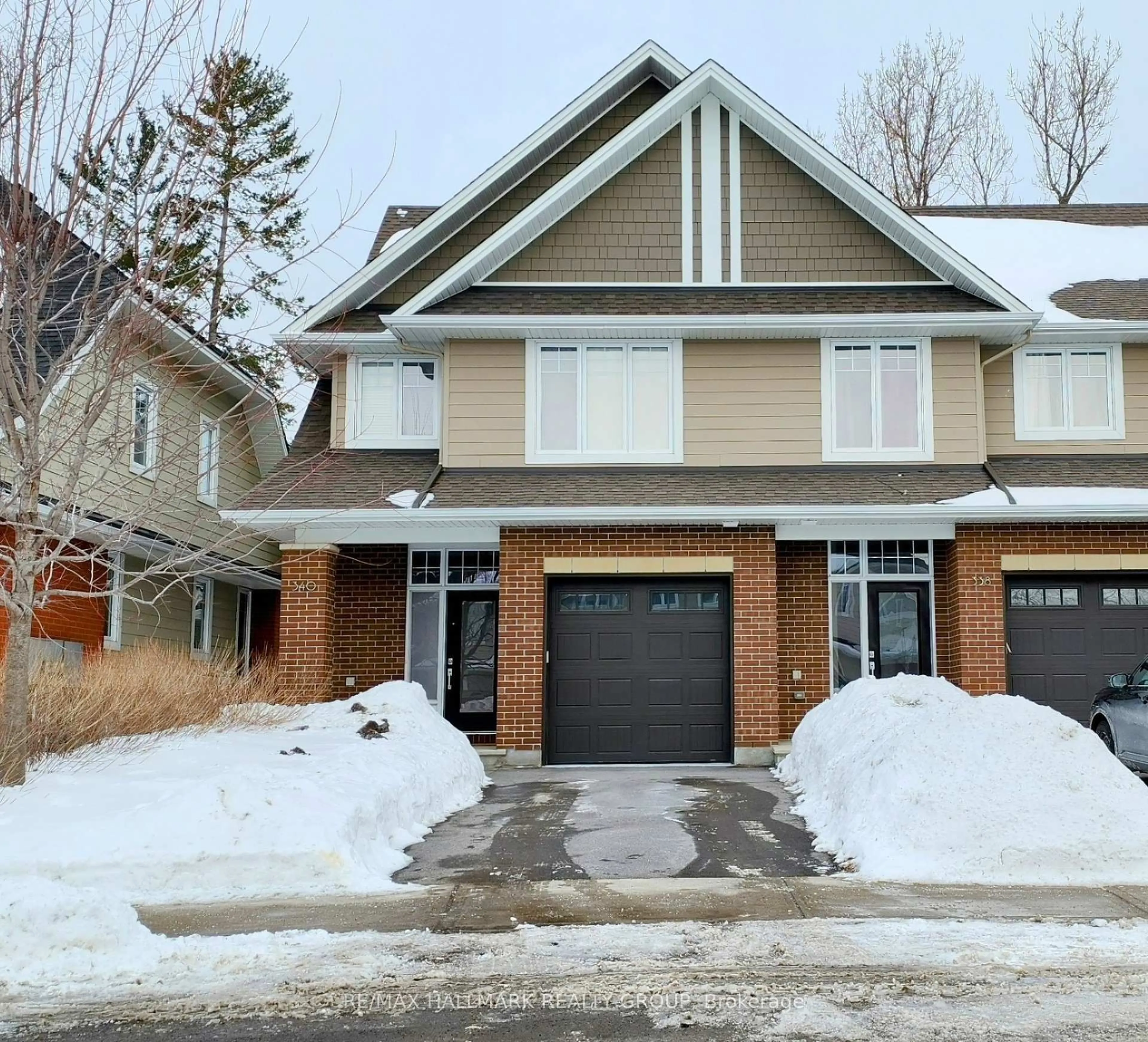 Home with brick exterior material, street for 340 Kilspindie Rdge, Barrhaven Ontario K2J 6A4